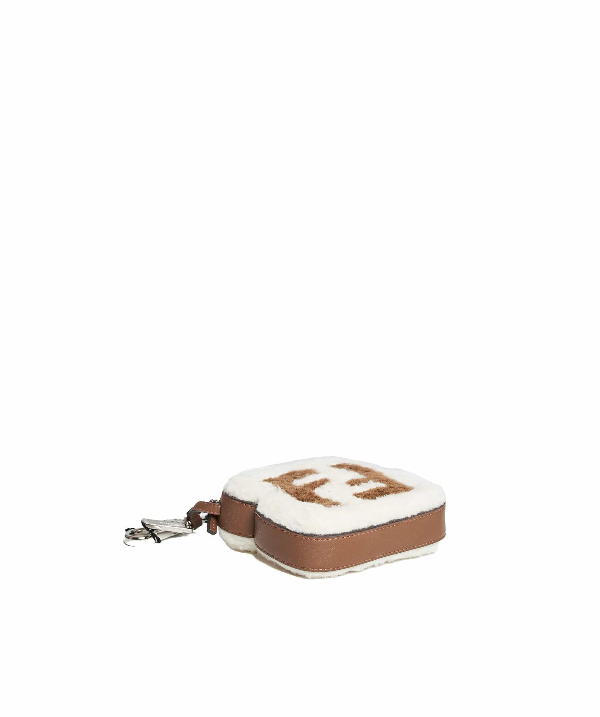 Fendi Fendi sherling creme charm