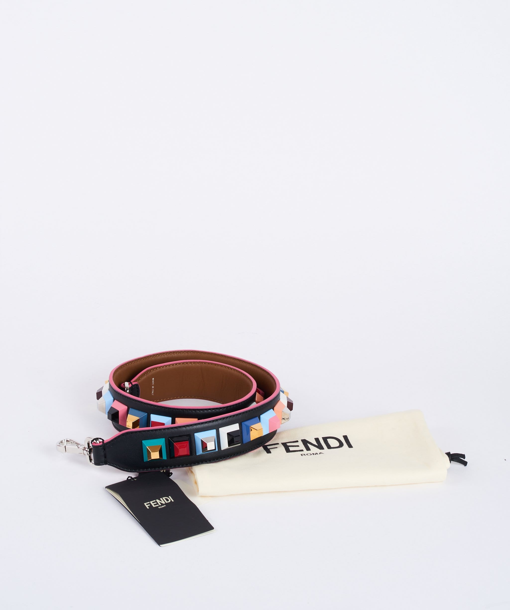 Fendi Fendi Strap black rainbow stud