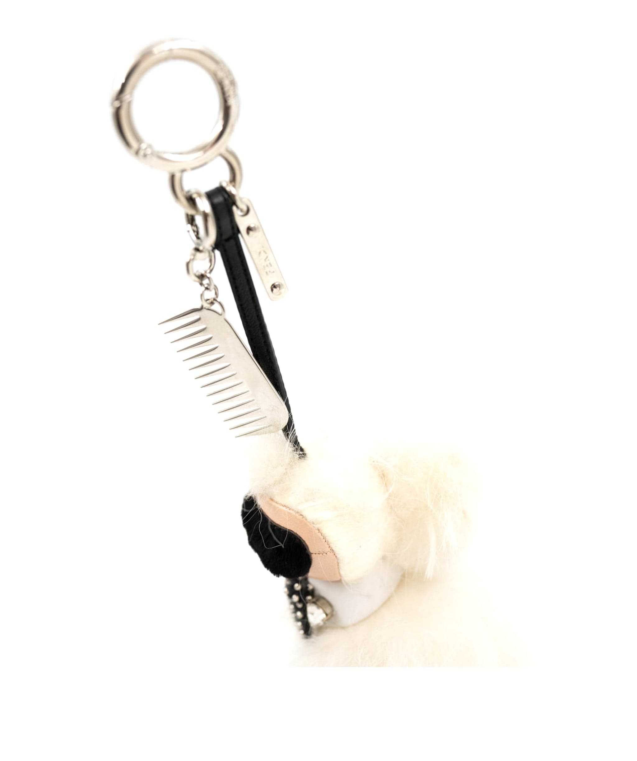 Fendi Fendi X Karl Lagerfield Fur Keychain AGC1416