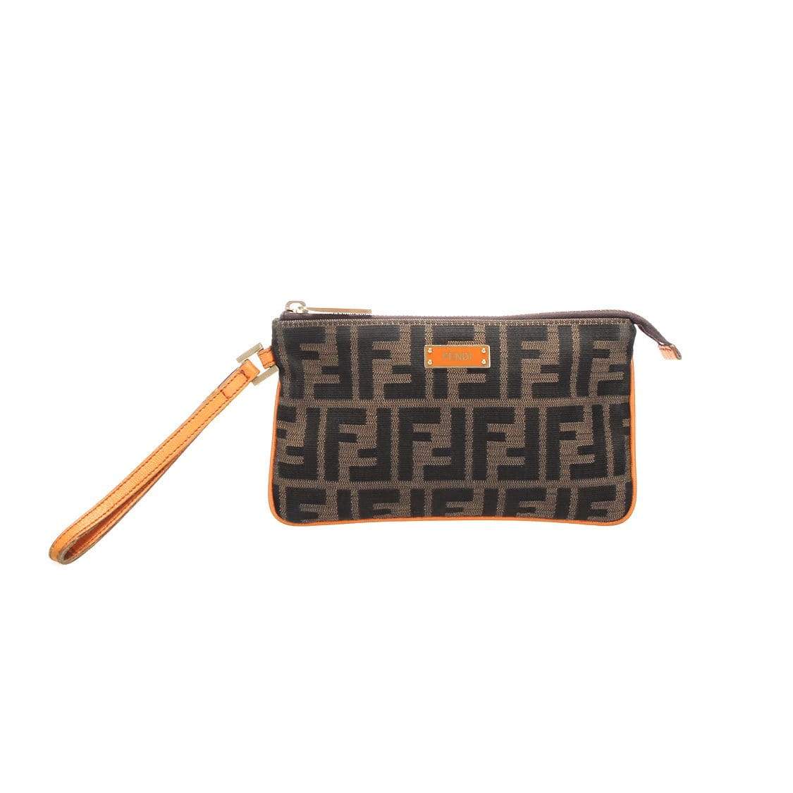 Fendi Fendi Zucca Canvas Pouch