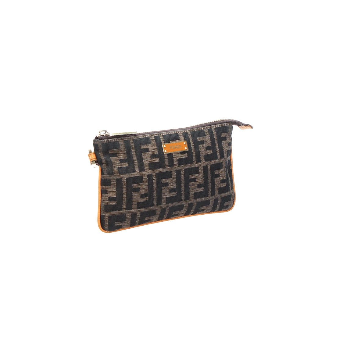 Fendi Fendi Zucca Canvas Pouch