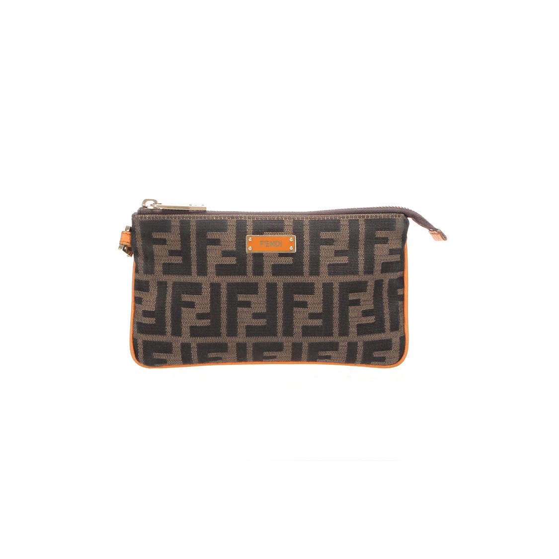 Fendi Fendi Zucca Canvas Pouch