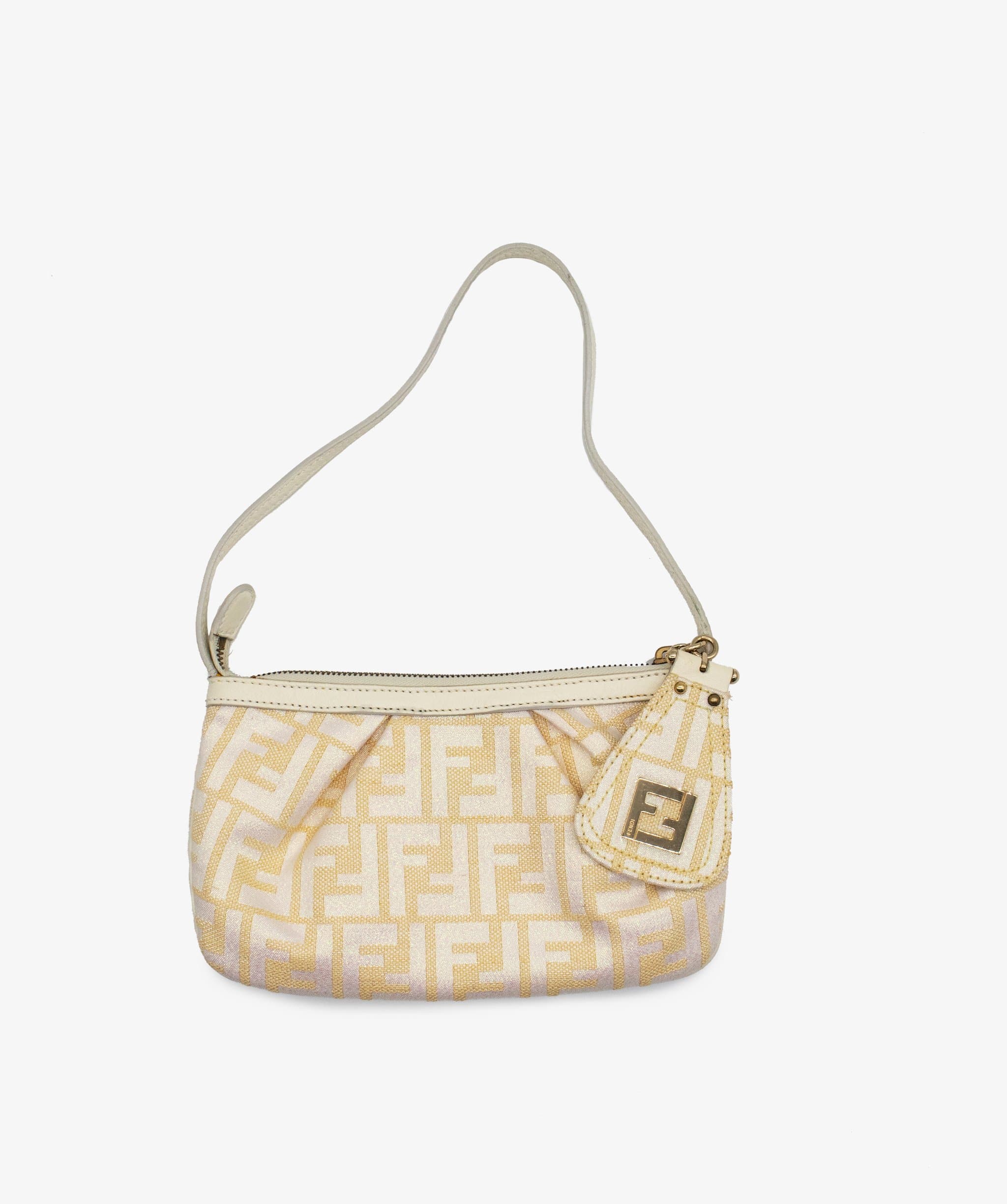 Fendi Fendi Zucca pochette cream