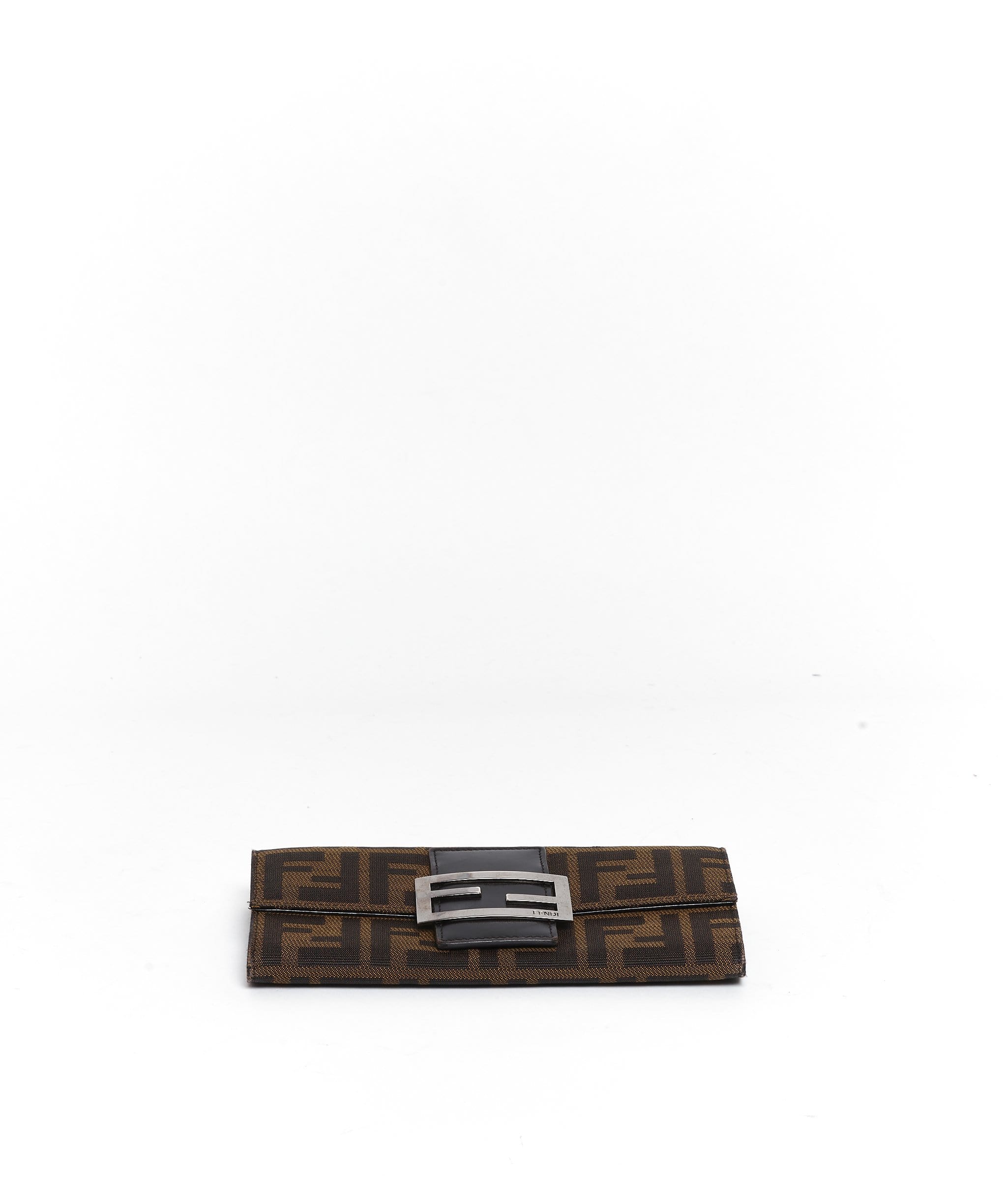 Fendi Fendi Zucca Wallet Brown