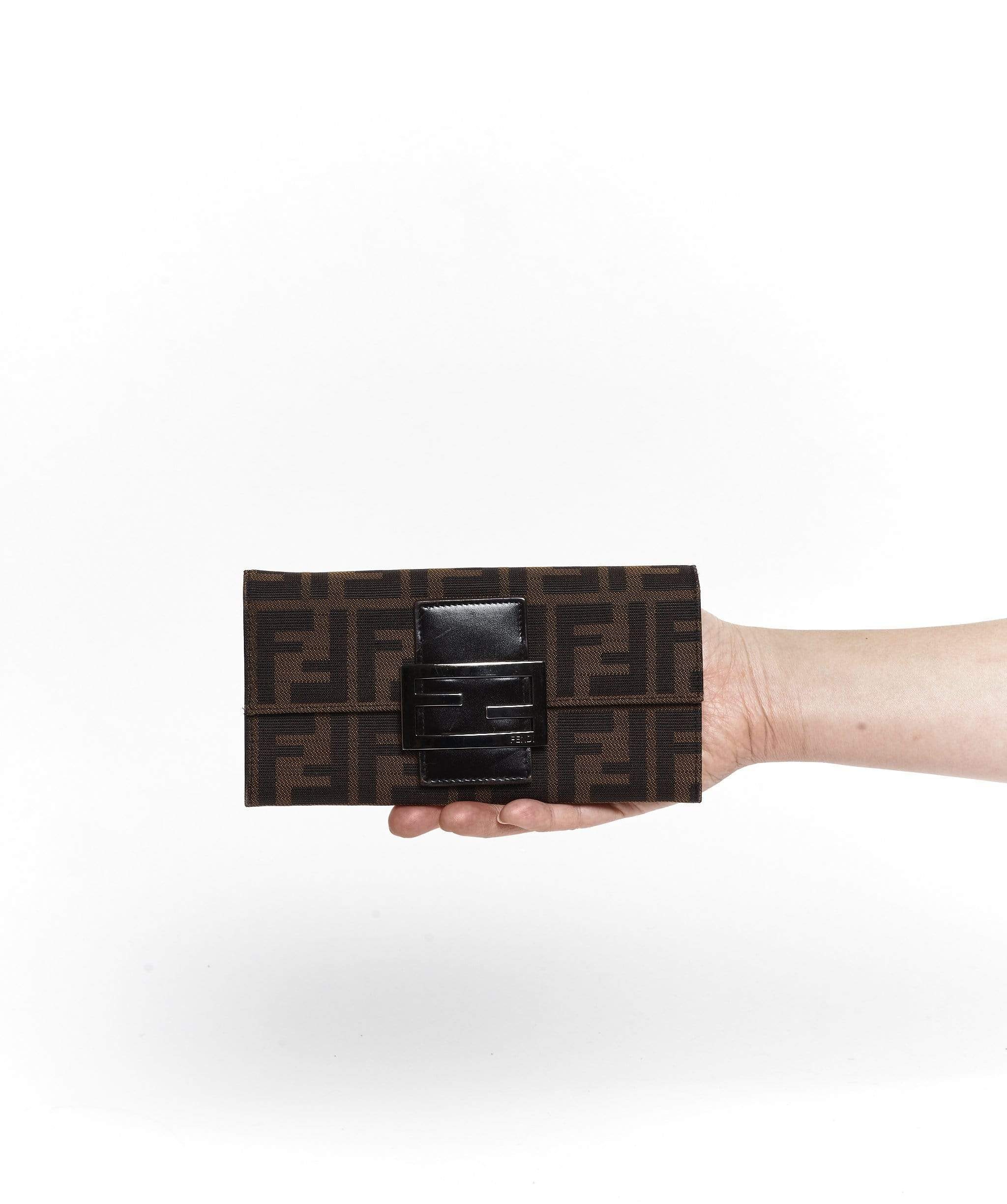 Fendi Fendi Zucca Wallet Brown