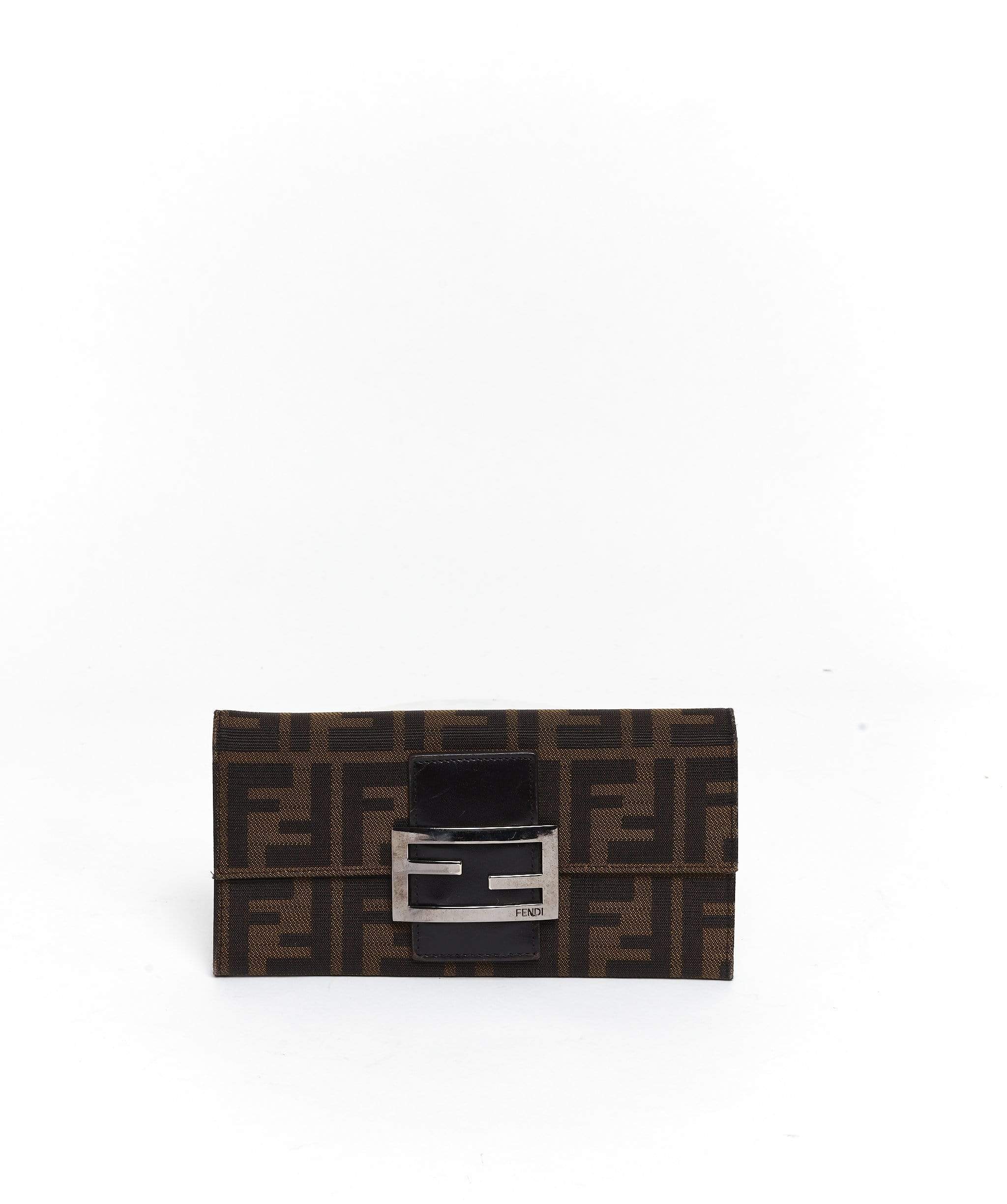 Fendi Fendi Zucca Wallet Brown