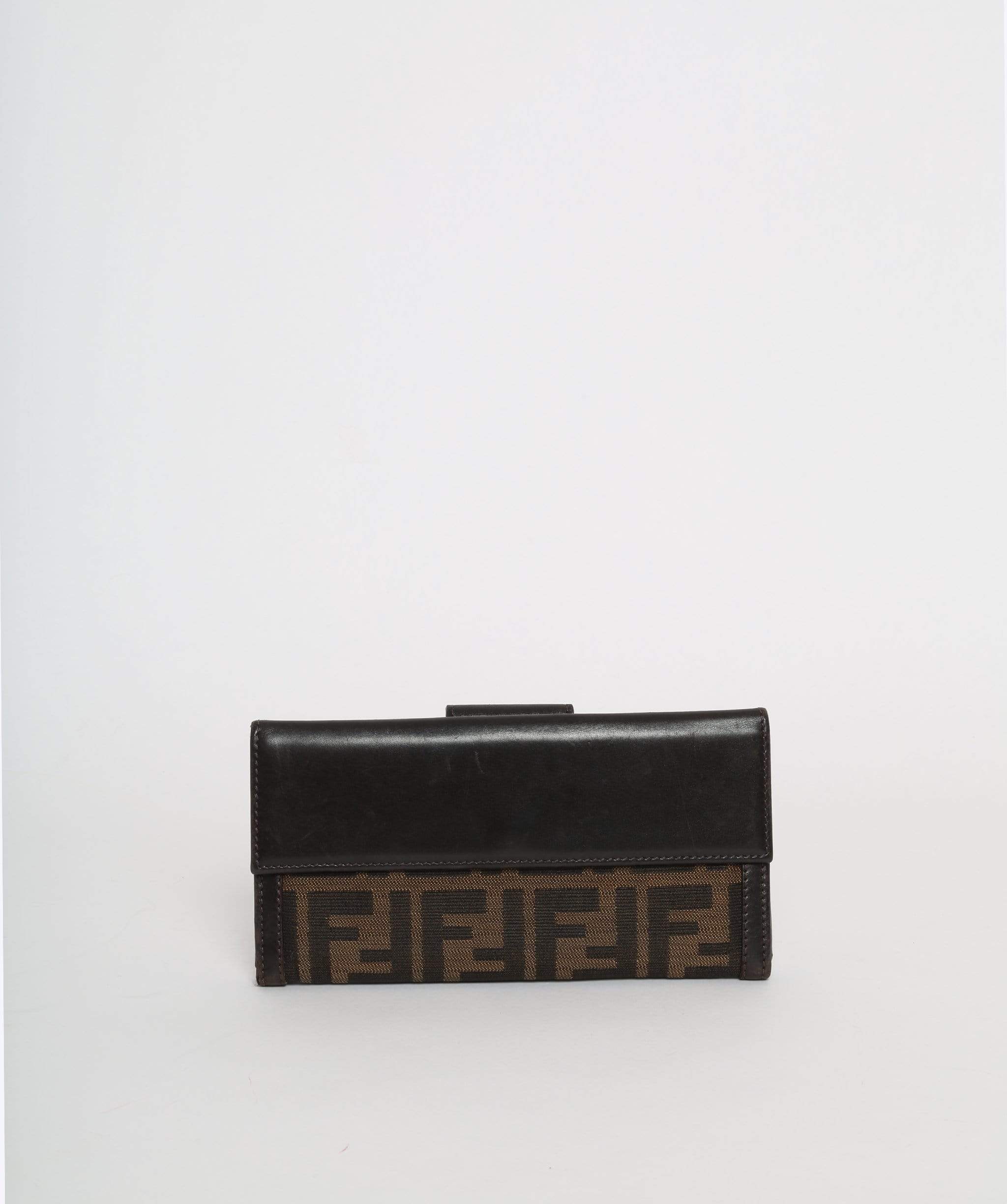 Fendi Fendi Zucca Wallet Brown