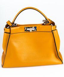 Fendi Fendi Amber Medium Leather Peekaboo Bag