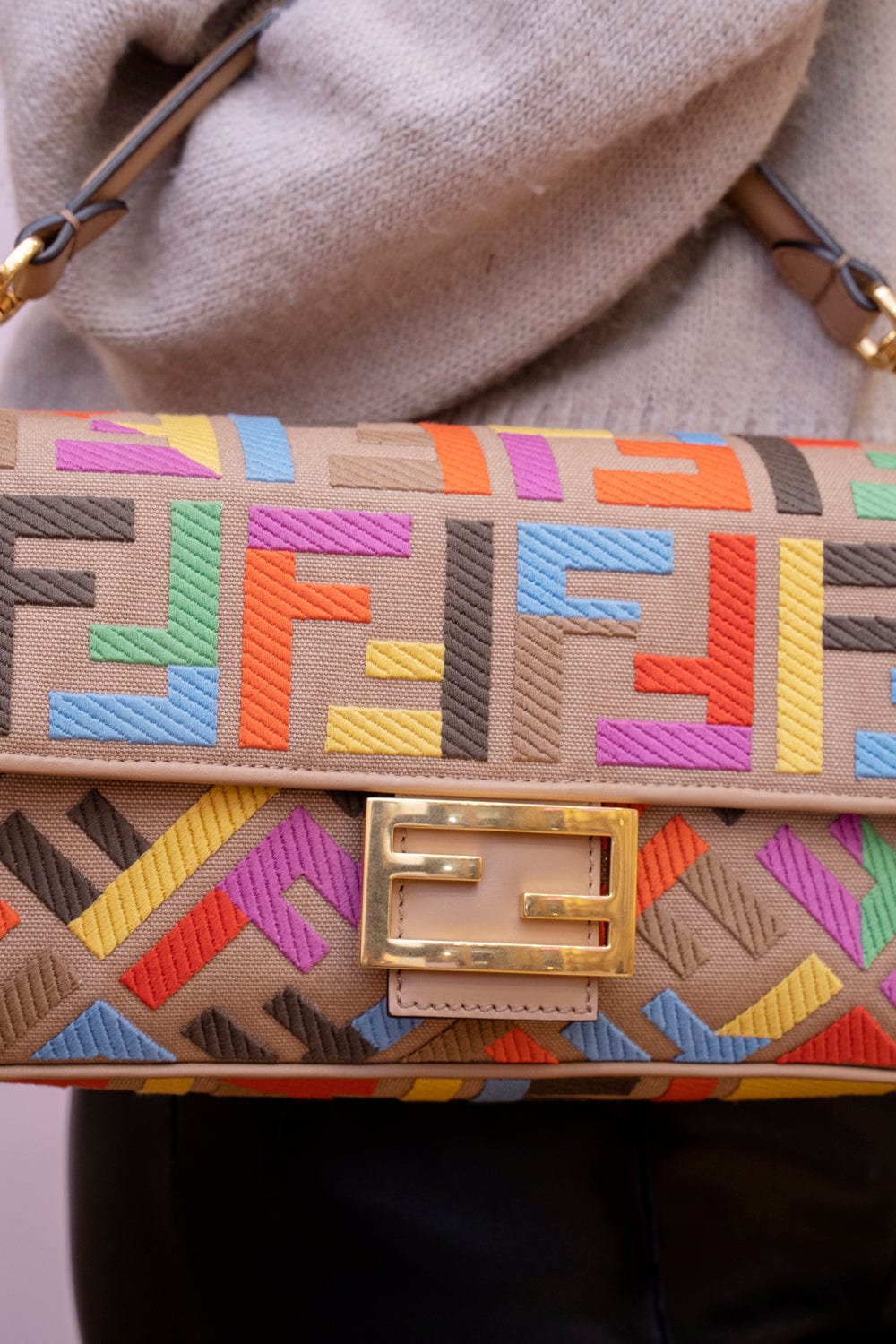 Fendi Fendi Baguette Multi coloured Bag - ADL1844