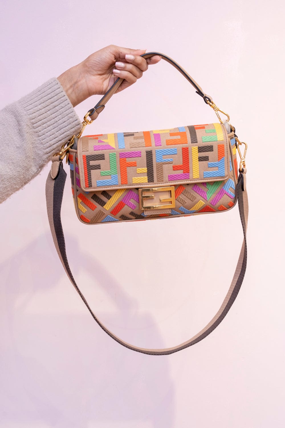 Fendi Fendi Baguette Multi coloured Bag - ADL1844