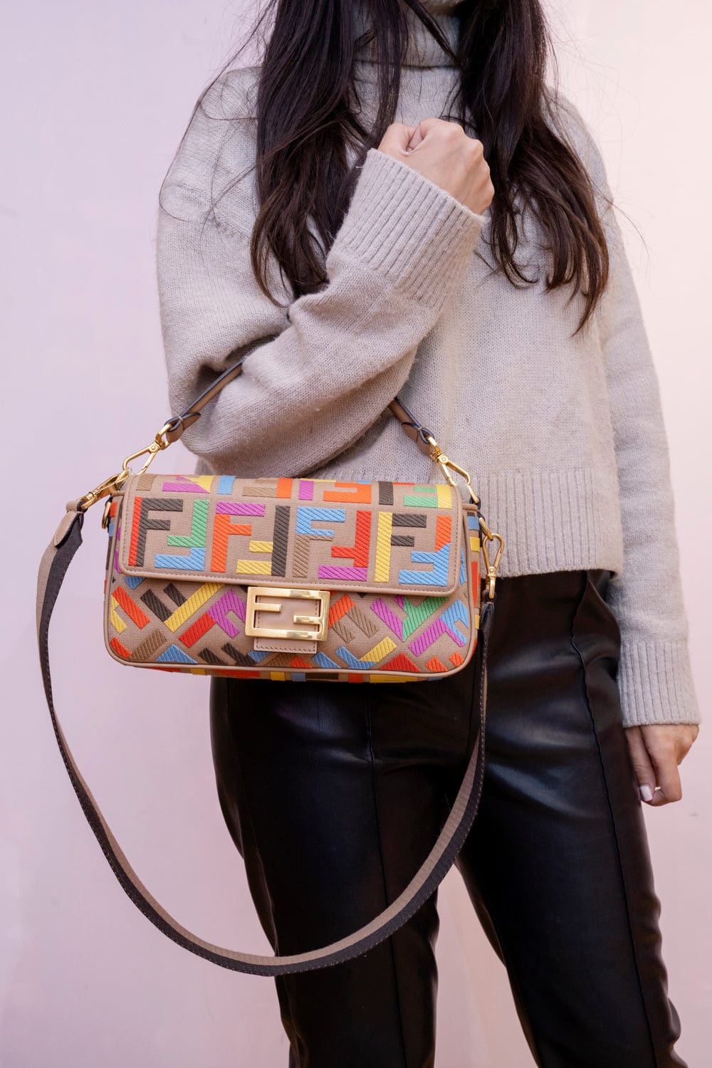 Fendi Fendi Baguette Multi coloured Bag - ADL1844