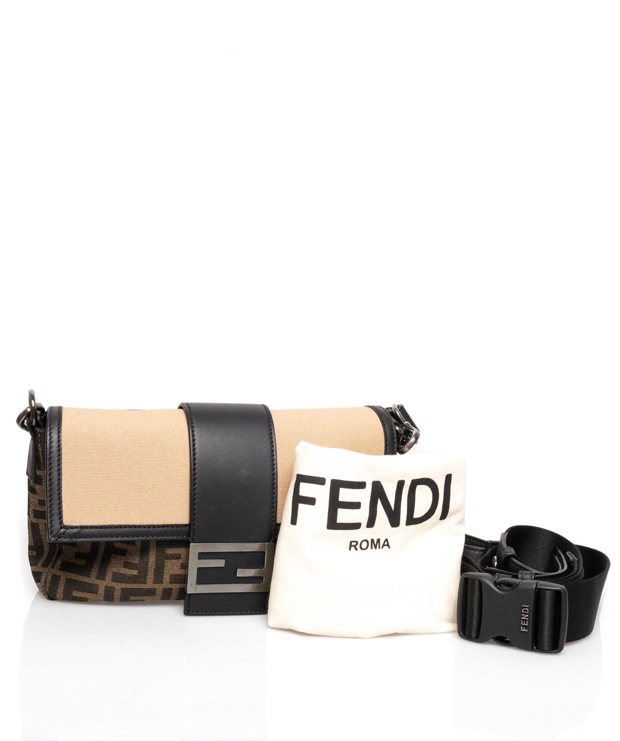 Fendi Fendi black baguette bag - ASL1598