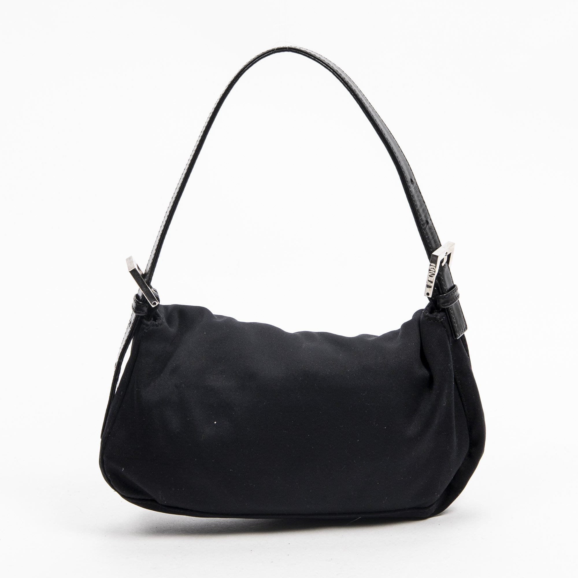 Fendi Fendi Black Jersey Baguette Bag  -AWL1932