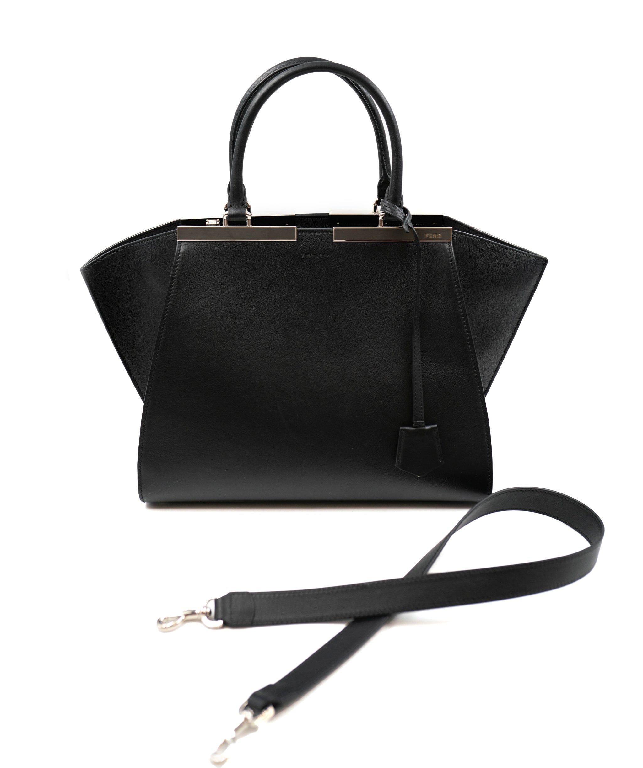 Fendi Fendi Black Leather 3Jours Tote ADL2079