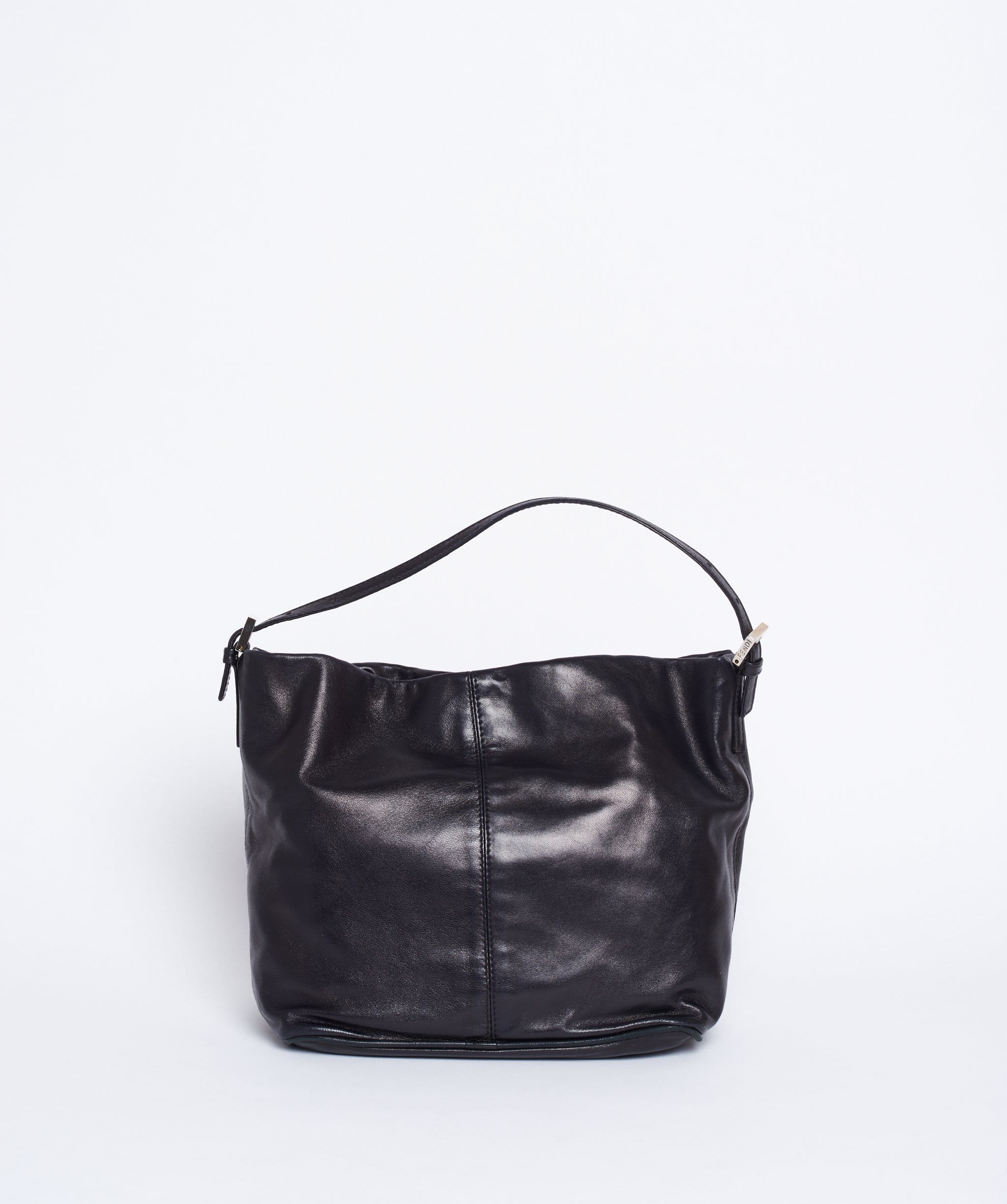 Fendi Fendi Black Leather Shoulder Bag