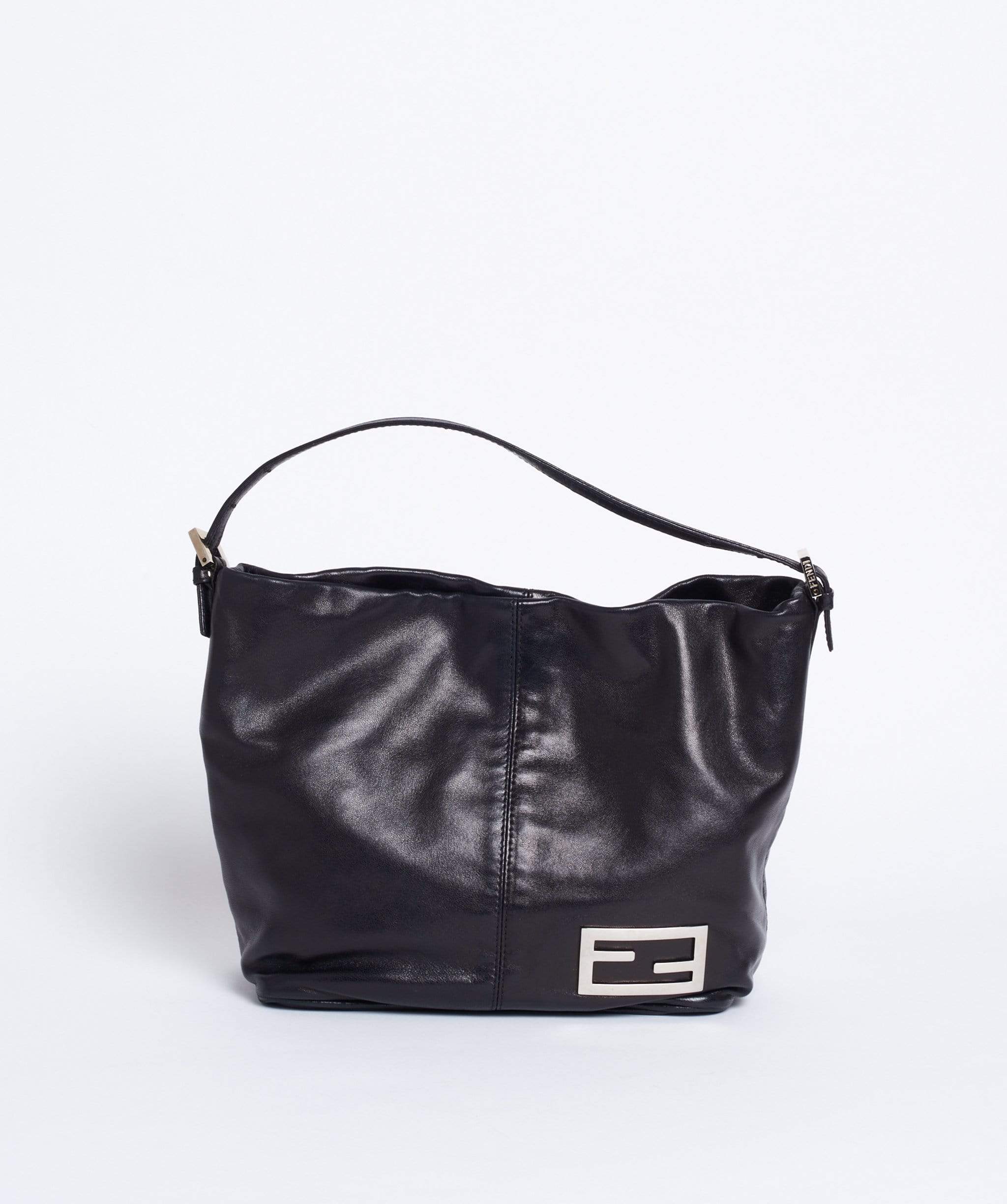 Fendi Fendi Black Leather Shoulder Bag