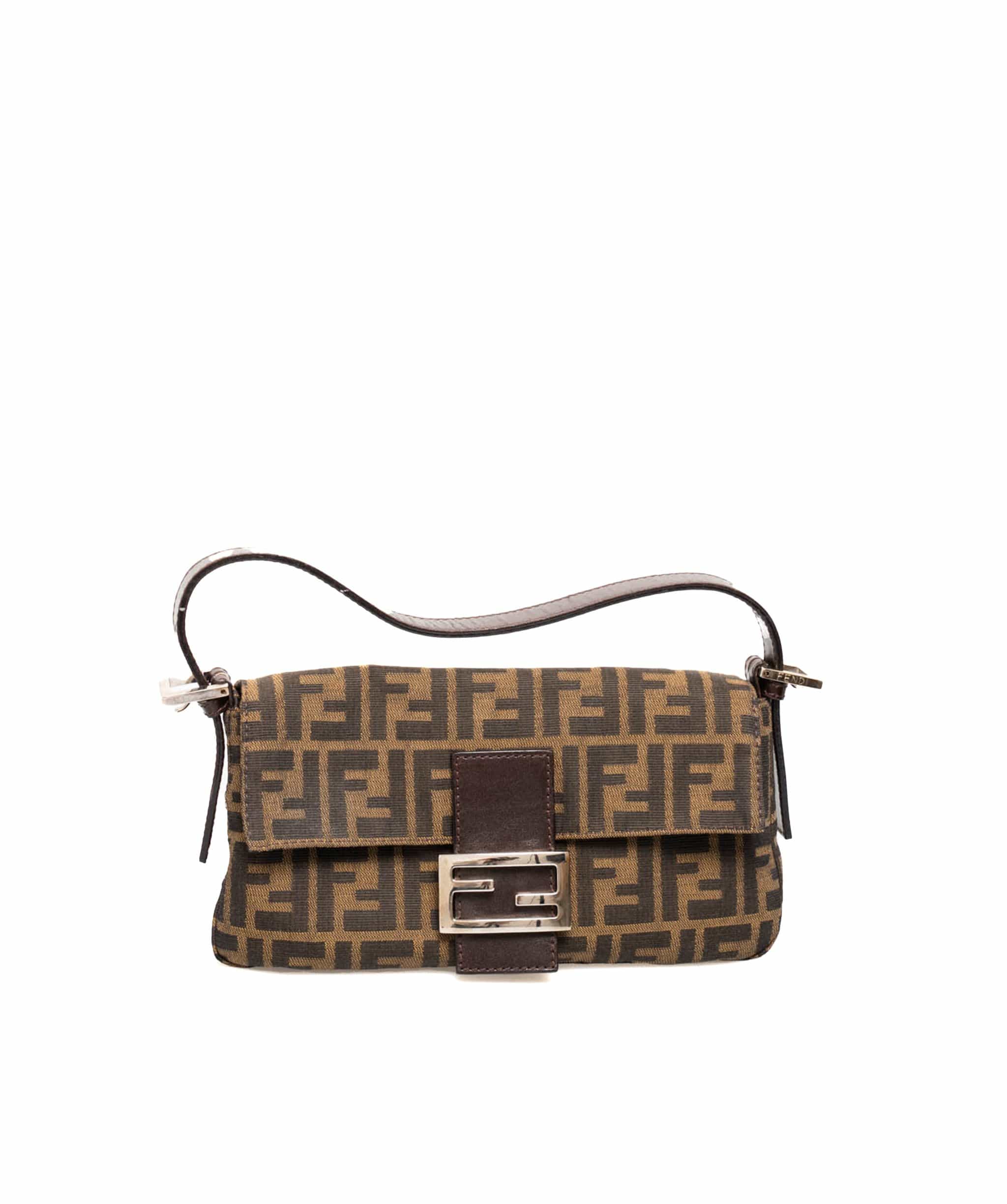 Fendi Fendi Brown Zucca Baguette Bag - AWL1706