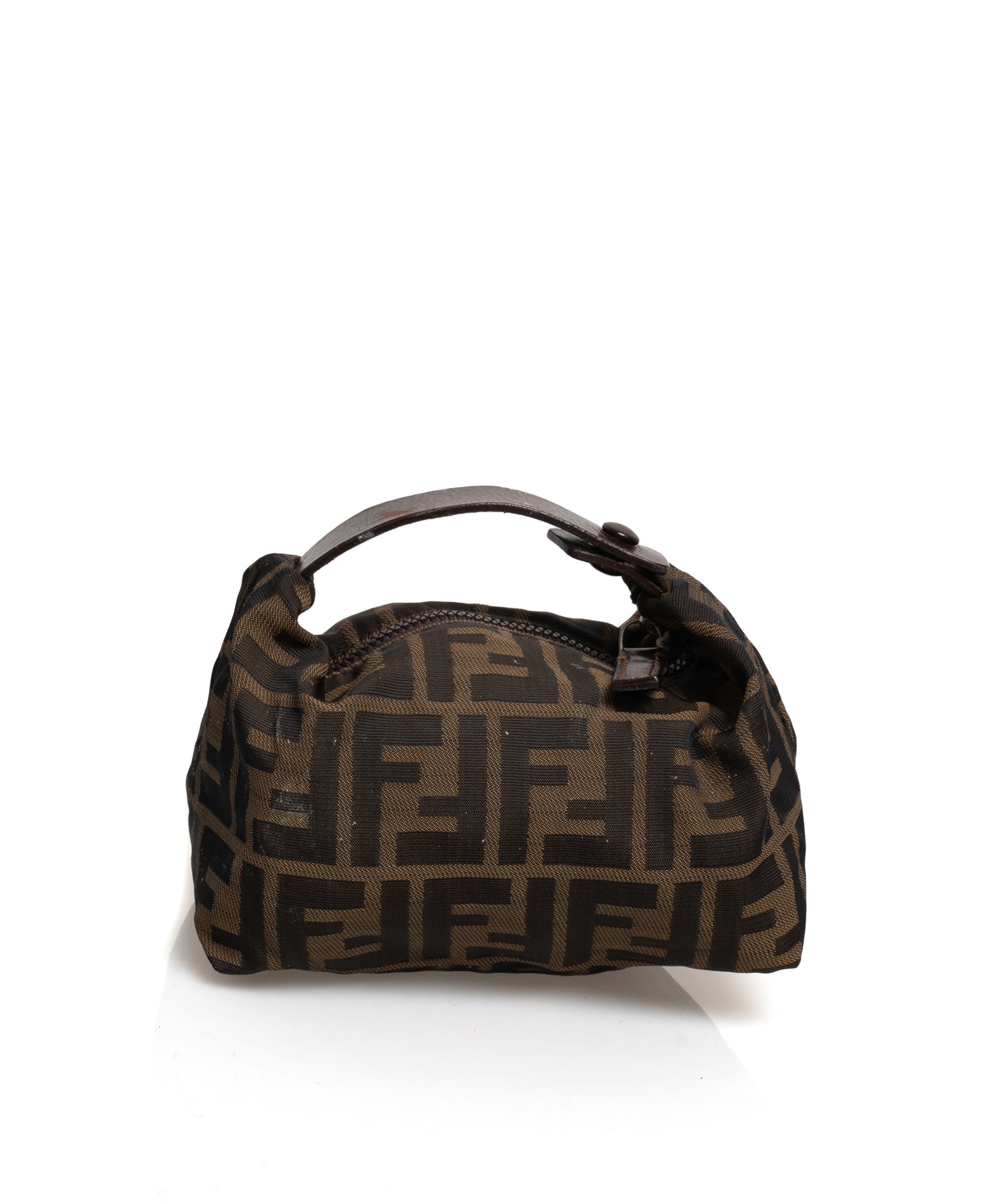 Fendi Fendi Brown Zucca Canvas Pouch MW2748