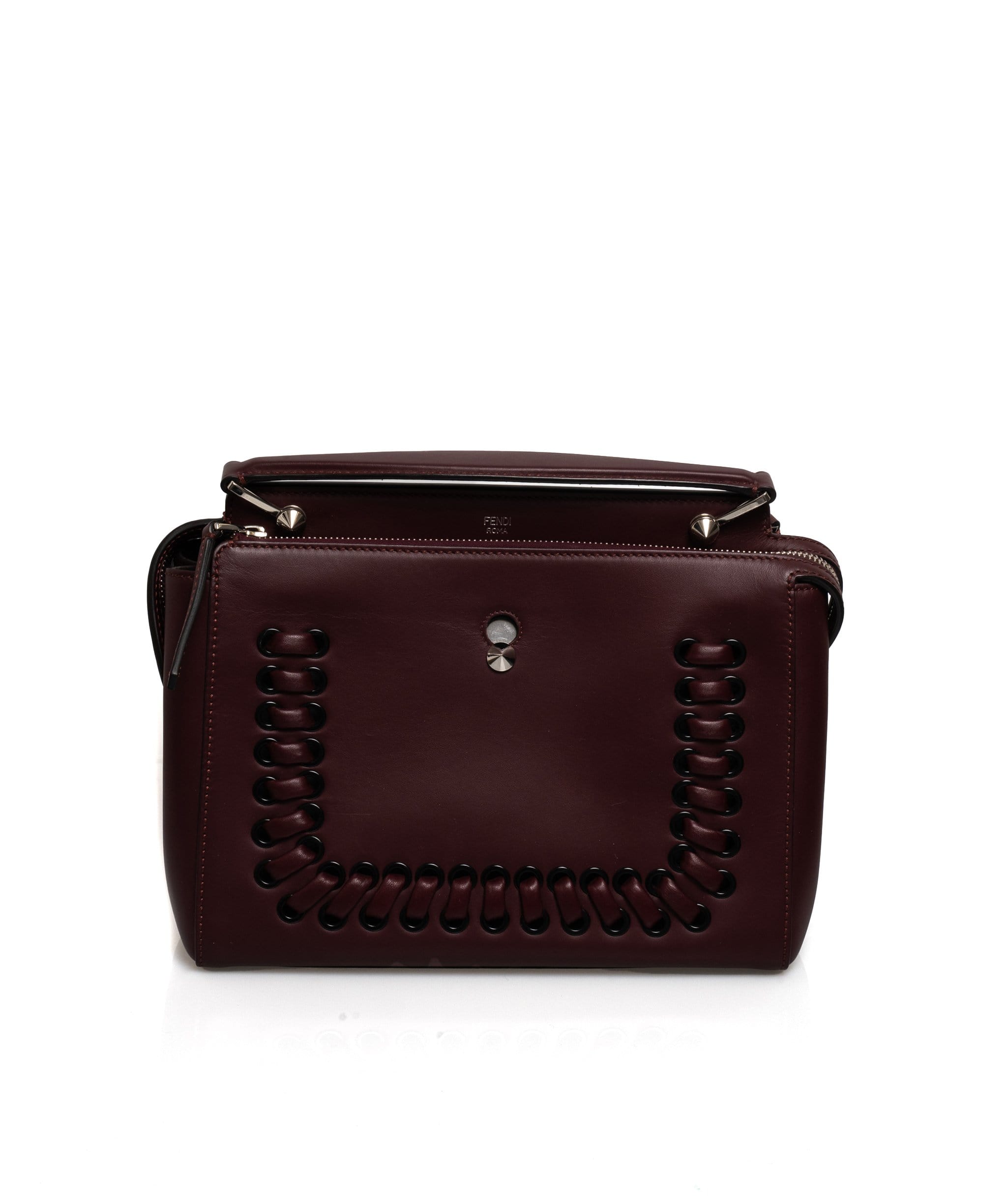 Fendi Fendi Burgundy Dot Com Bag MW1647