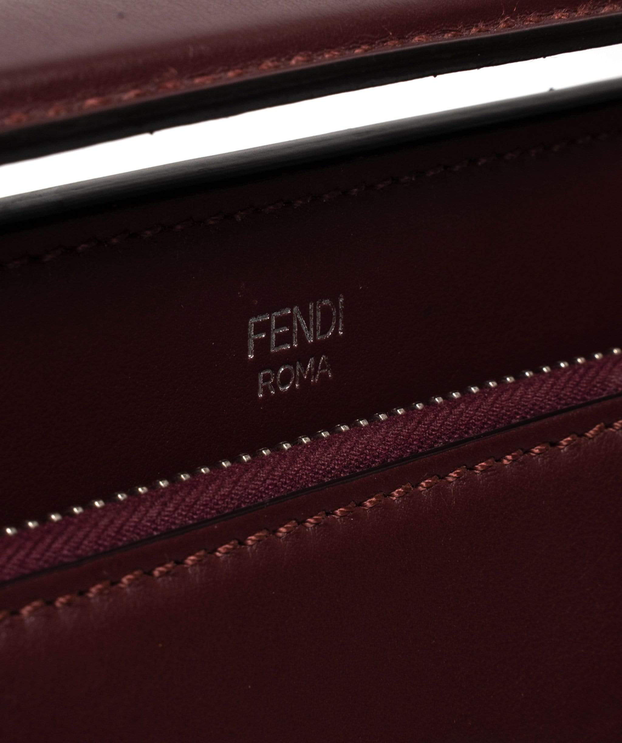 Fendi Fendi Burgundy Dot Com Bag MW1647