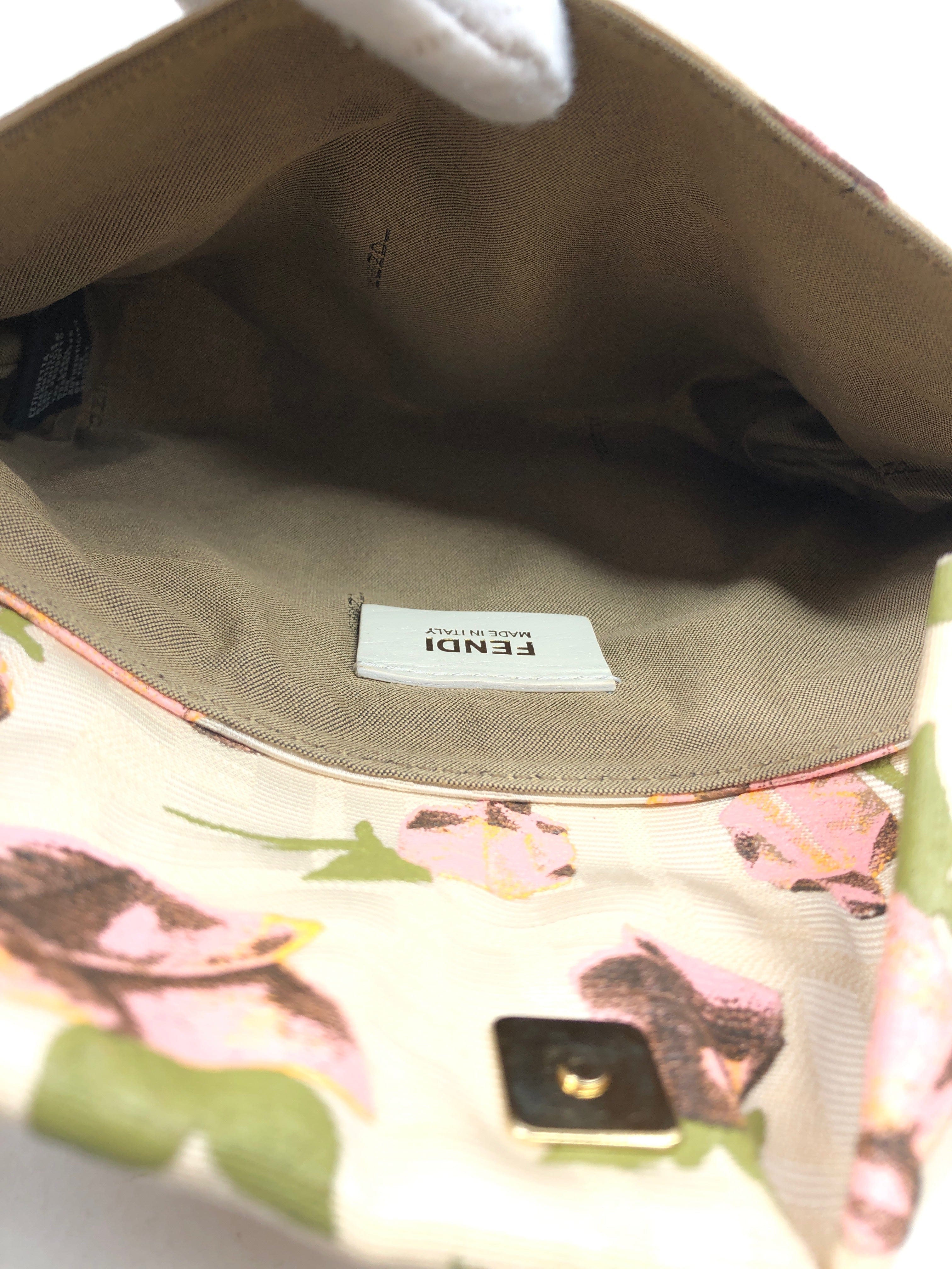 Fendi Fendi Floral Shoulder Bag PXL2386