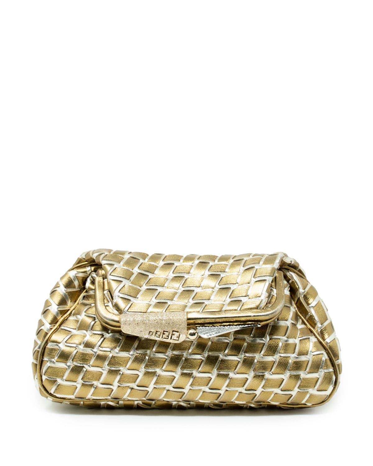 Fendi Fendi Gold Clutch - ALL0045