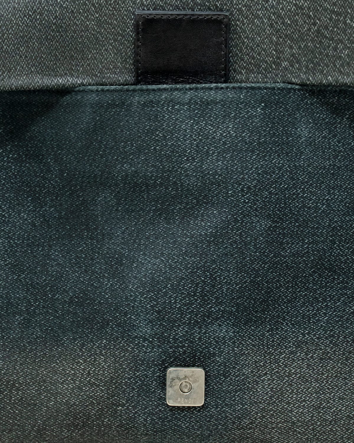 Fendi Fendi Grey Denim Canvas Mamma Bag PHW - AGL1713