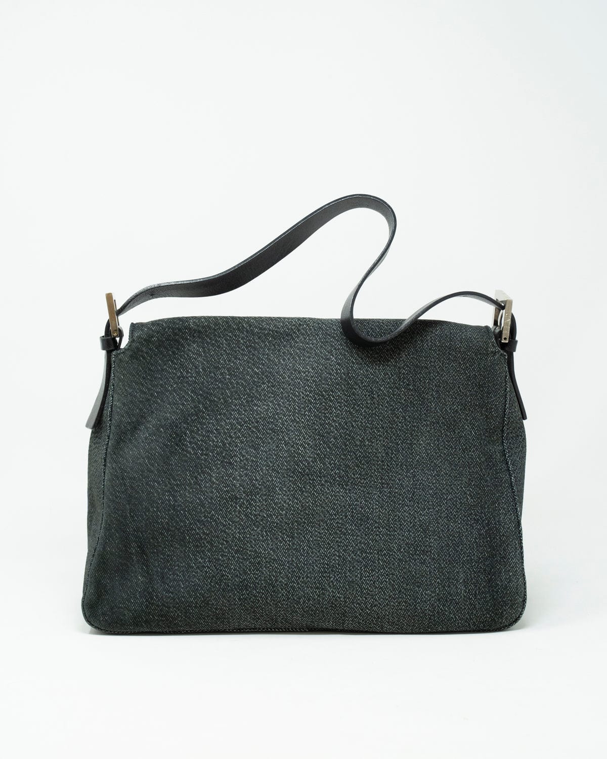 Fendi Fendi Grey Denim Canvas Mamma Bag PHW - AGL1713