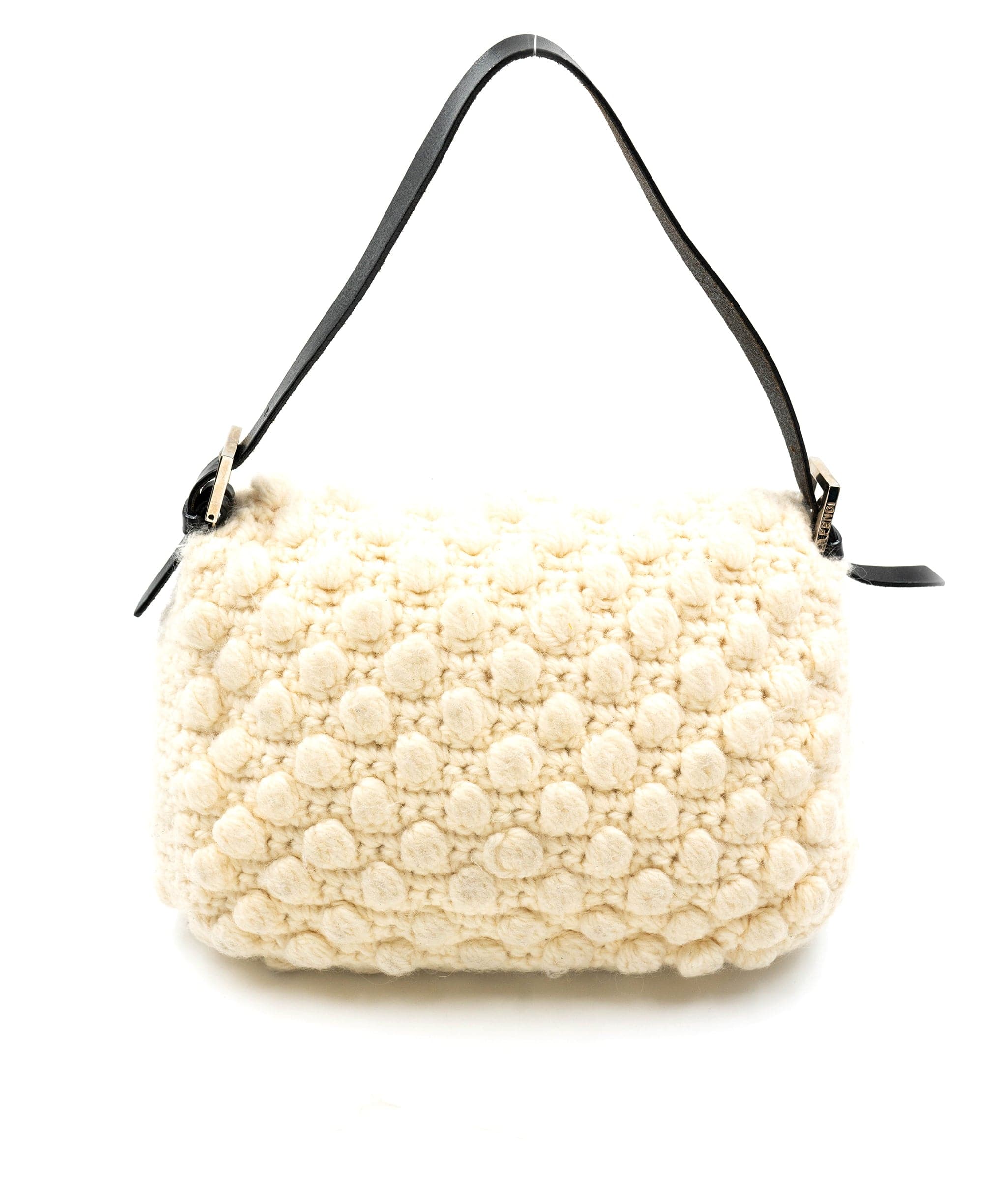 Fendi Fendi Knit Mamma Baguette Ivory ASL2575