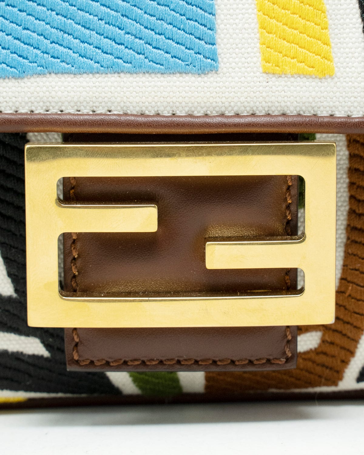 Fendi Fendi Large Multicoloured Baguette Bag - ASL1838