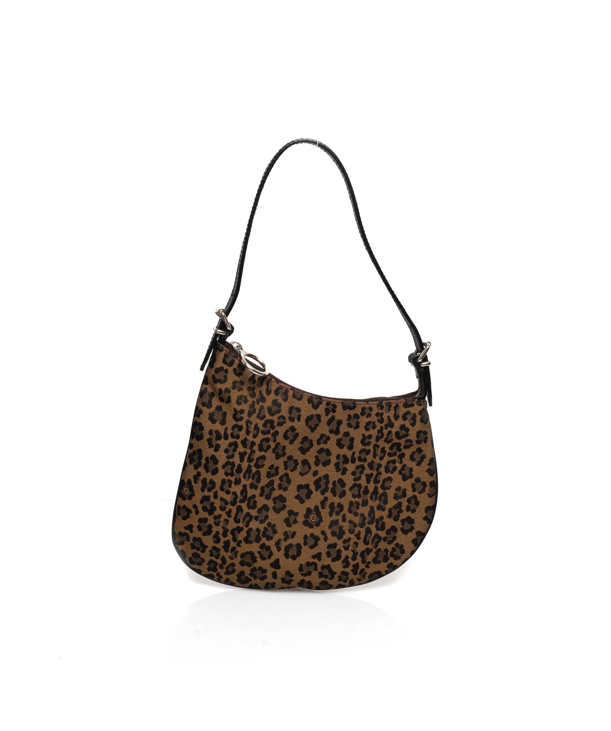 Fendi Fendi Leopard Print Oyster Shoulder bag- MW2532