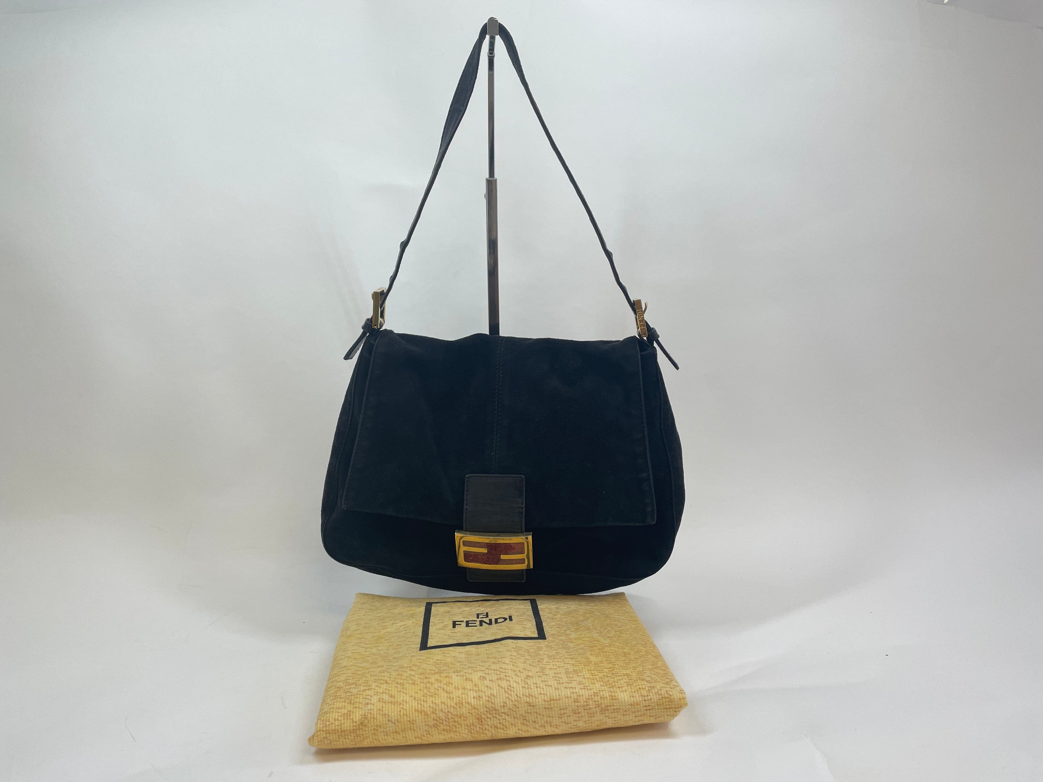 Fendi Fendi Mama Baguette Shoulder Bag Black ASL3042