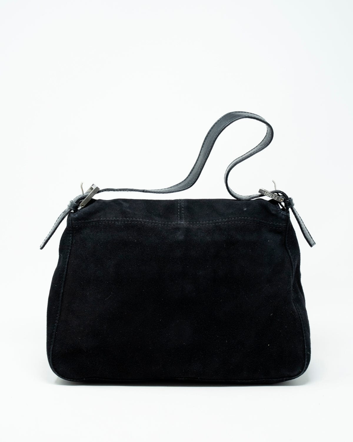 Fendi Fendi Mama Baguette Suede Black - ALL0042