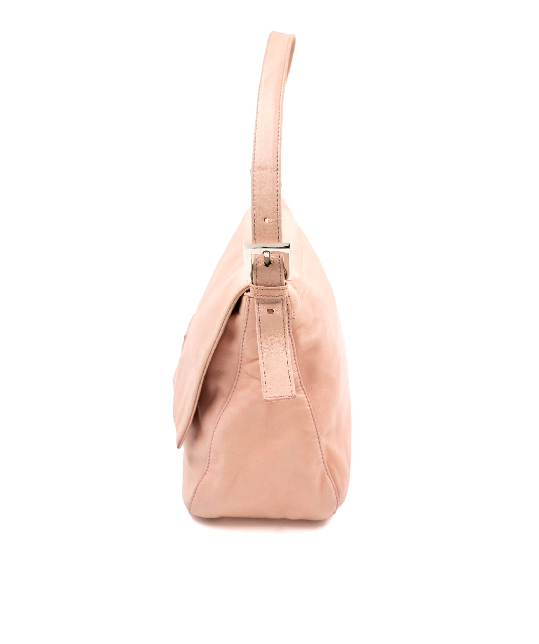 Fendi Fendi Mamma Baguette Pink Leather ASL4673