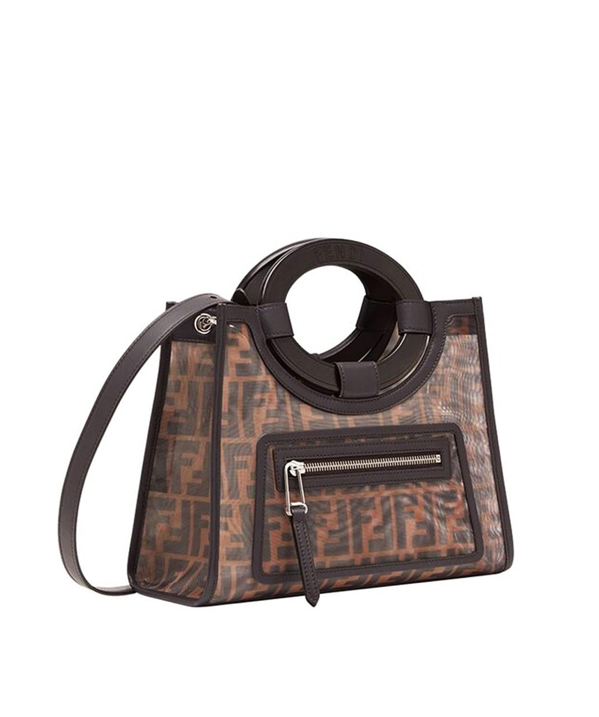 Fendi Fendi Mesh Brown Handbag RJC1249