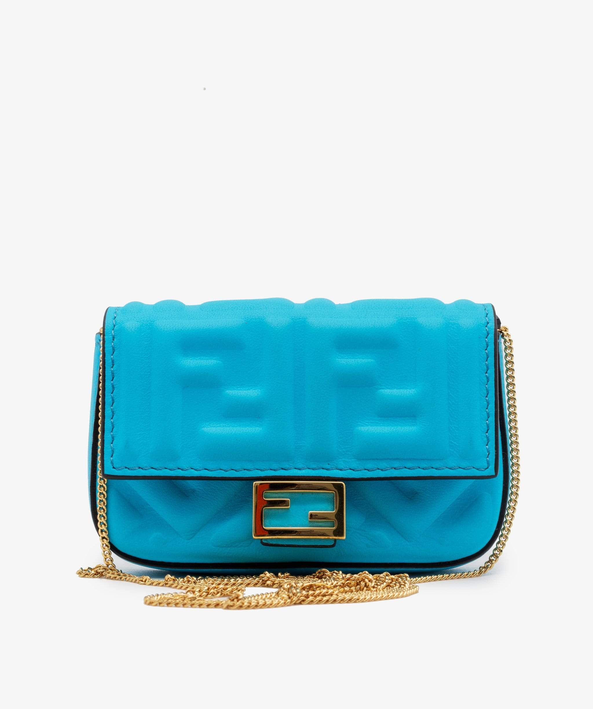 Fendi Fendi Mini Baguette Blue