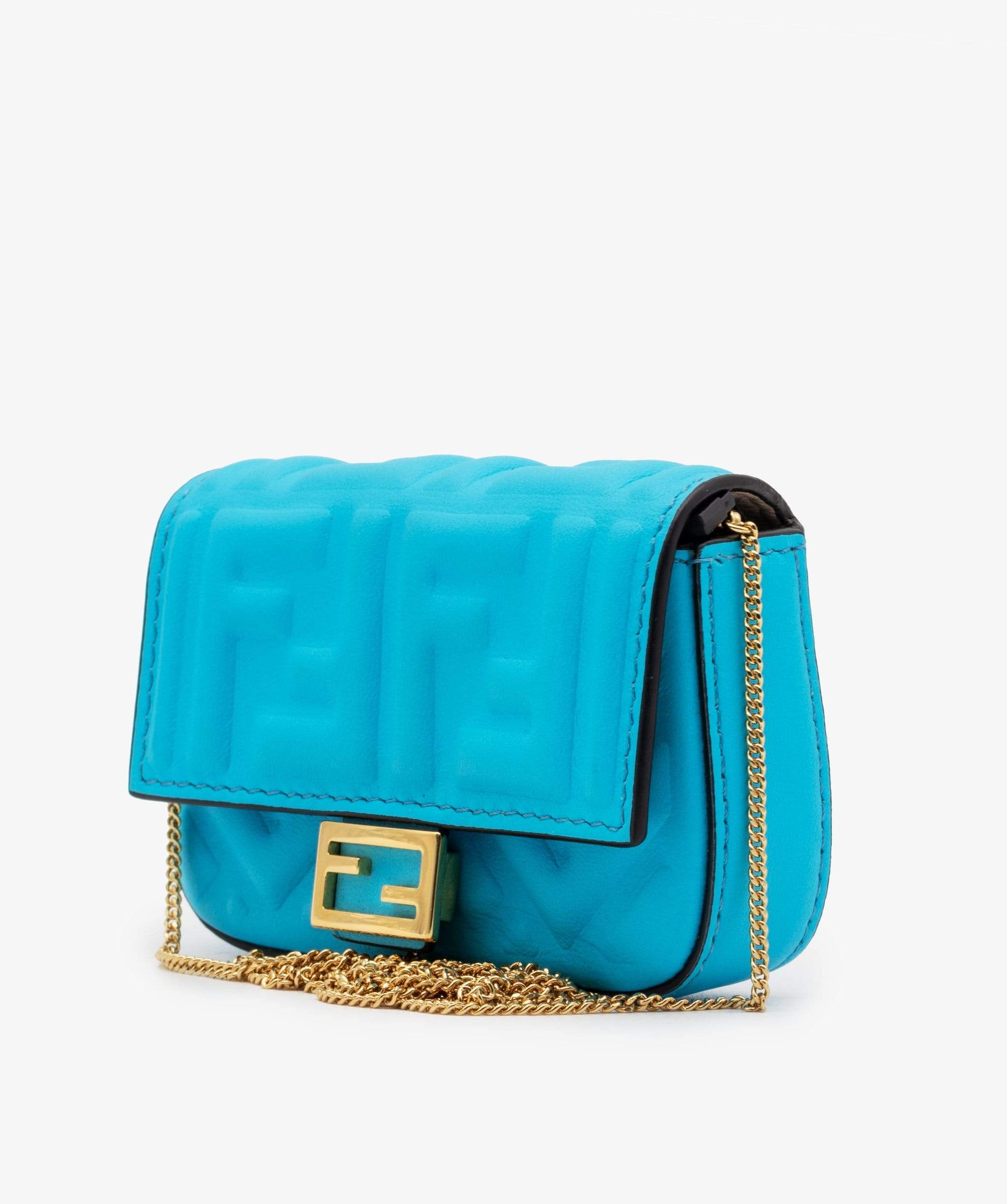 Fendi Fendi Mini Baguette Blue