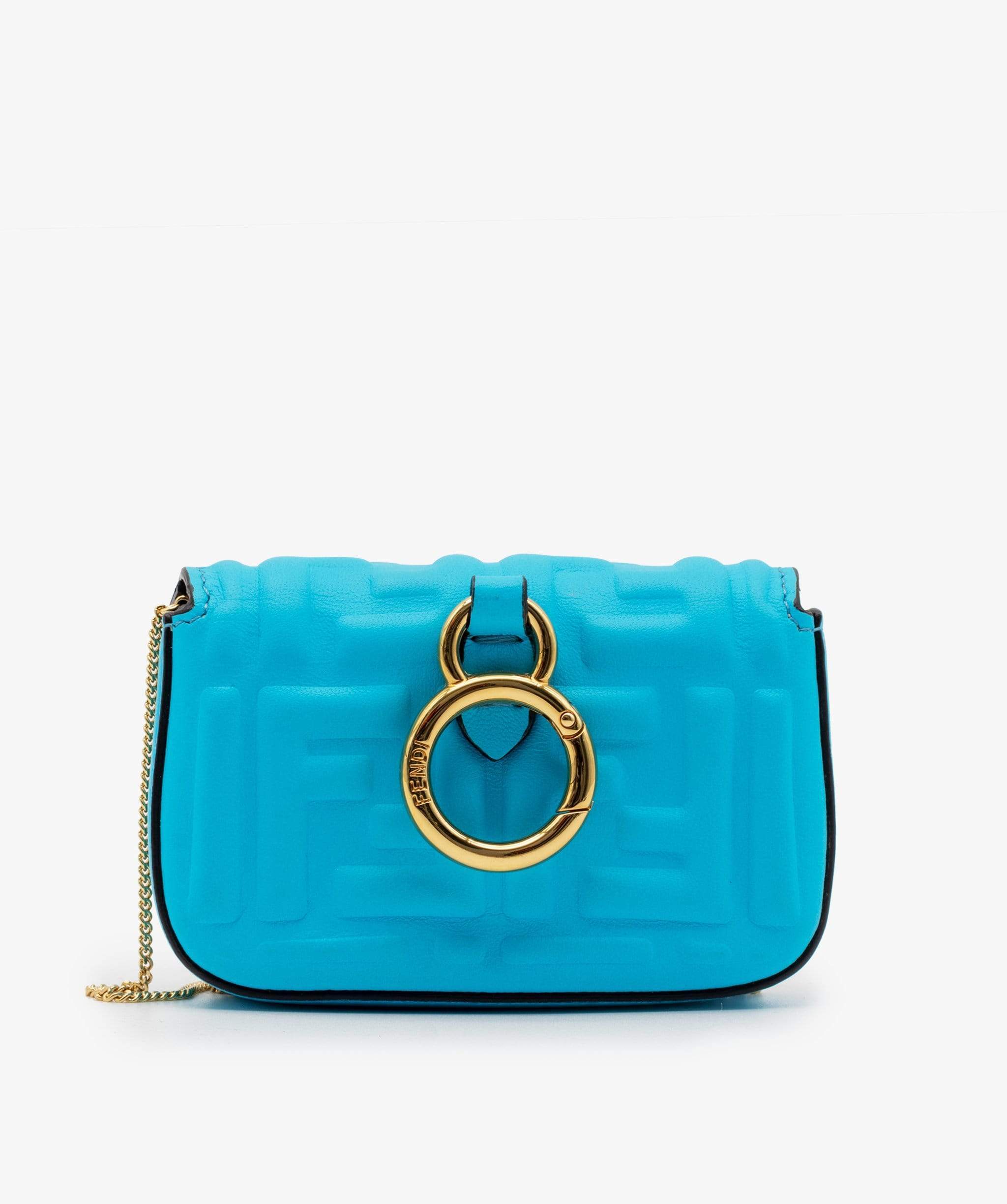 Fendi Fendi Mini Baguette Blue