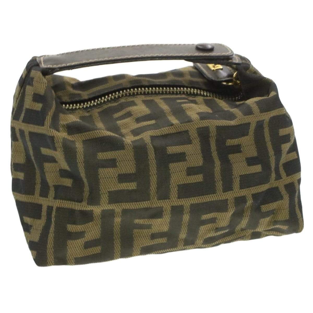 Fendi FENDI Mini Zucca Canvas Nylon Pouch