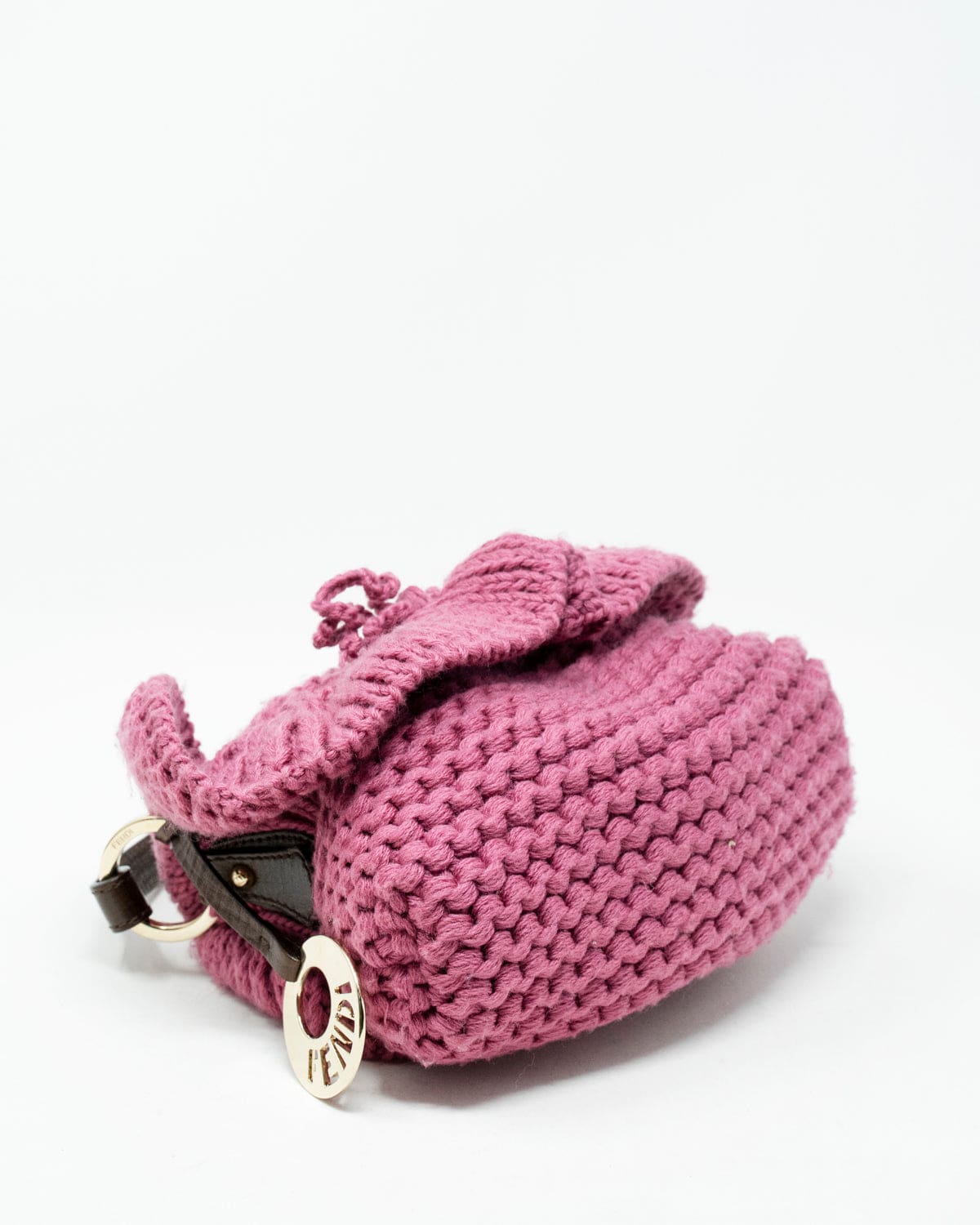 Fendi Fendi Pink Knitted Small Hand Bag - AWL3240