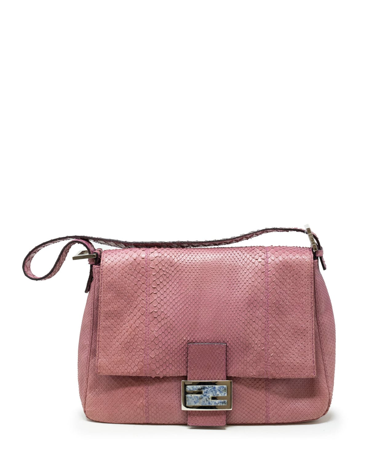 Fendi Fendi Pink Python Mamma Baguette Bag - ASL2325