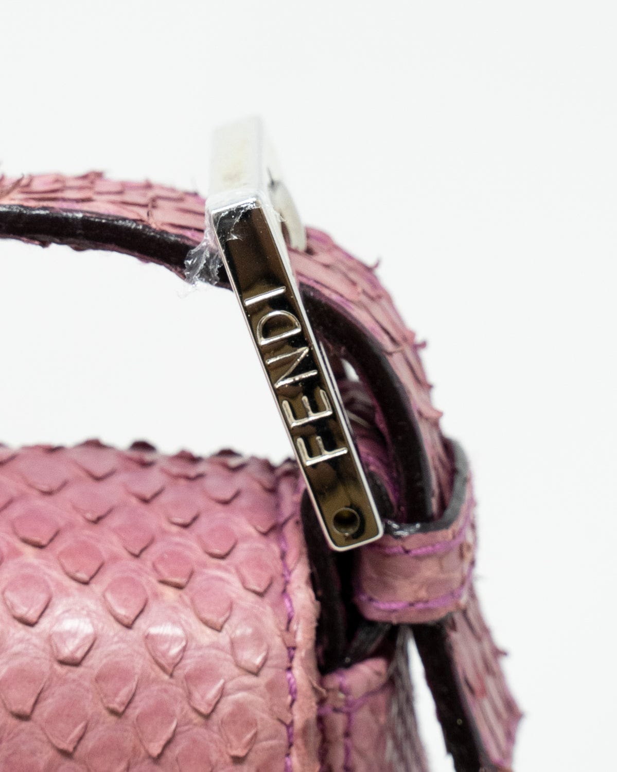 Fendi Fendi Pink Python Mamma Baguette Bag - ASL2325