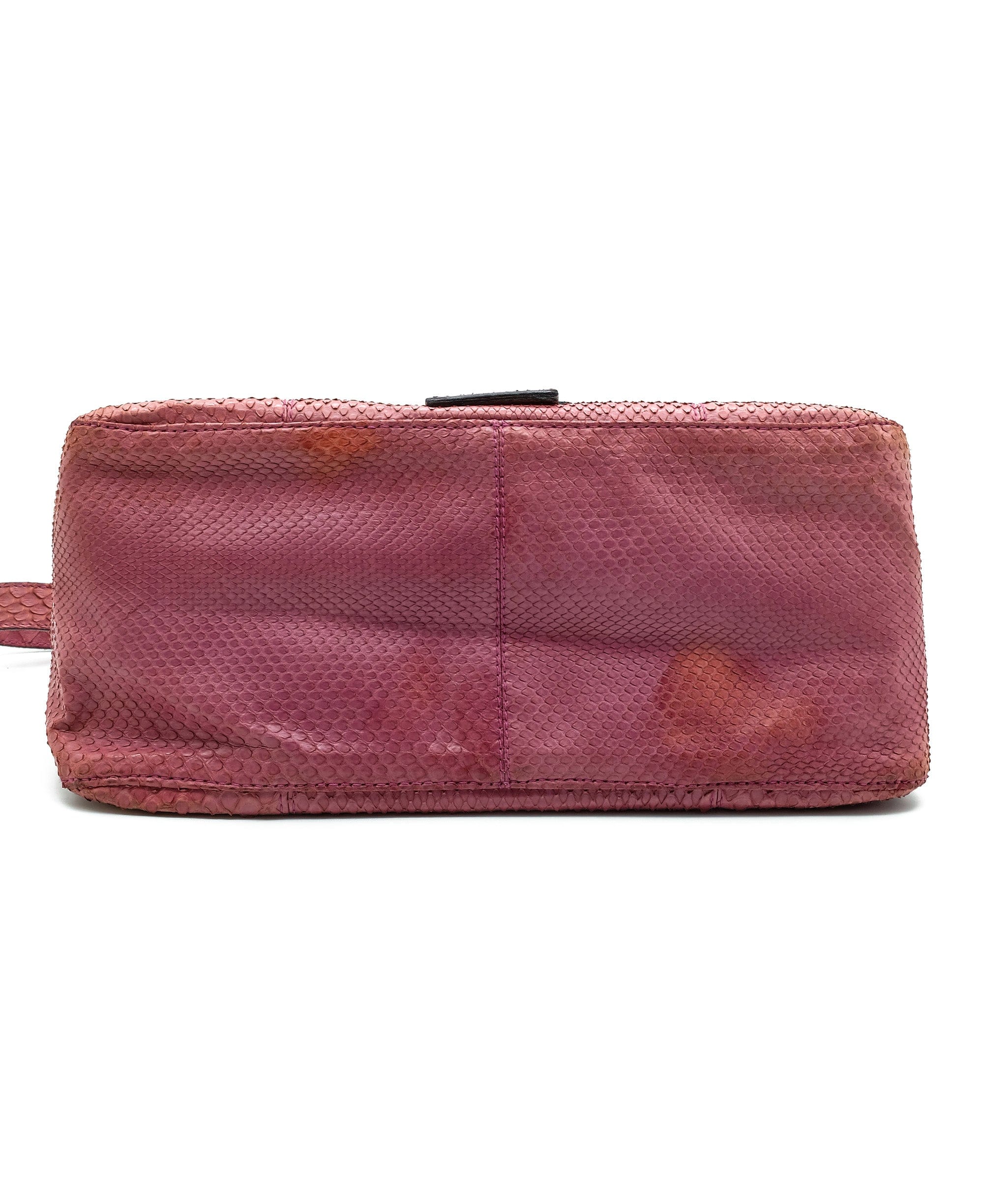 Fendi Fendi Pink Python Mamma Baguette Bag - ASL2325