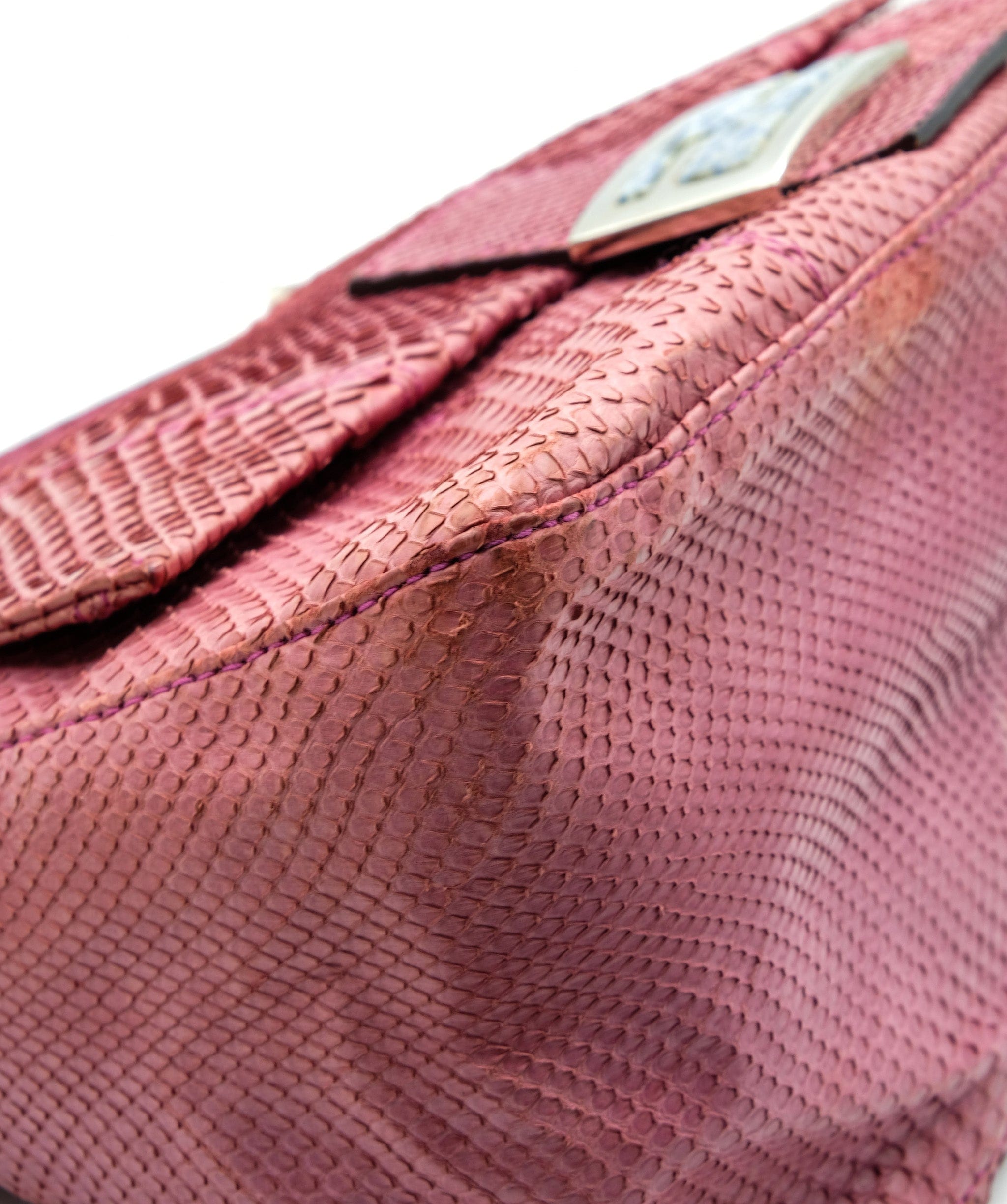 Fendi Fendi Pink Python Mamma Baguette Bag - ASL2325