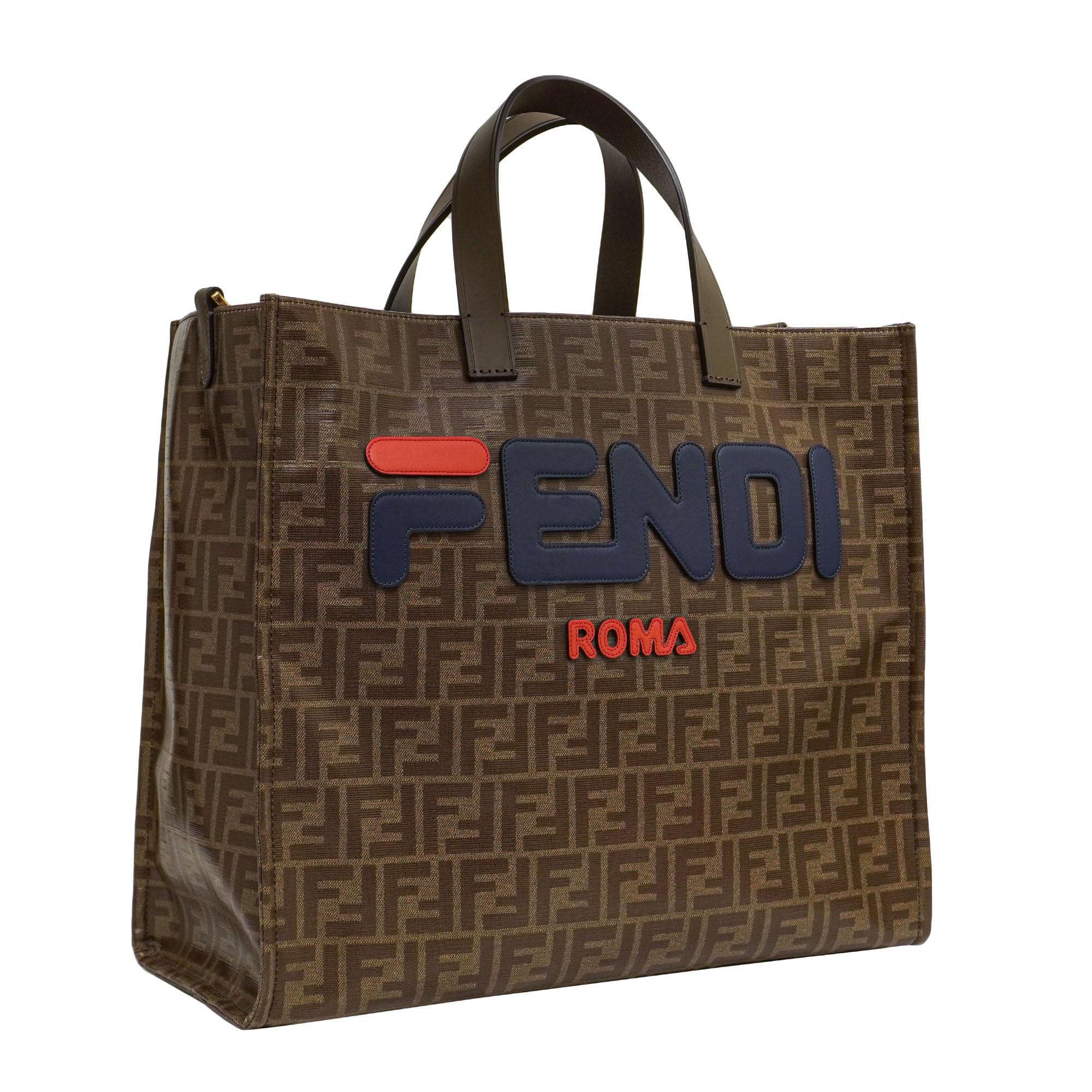 Fendi Fendi PVC Monogram Tote FEN51590B