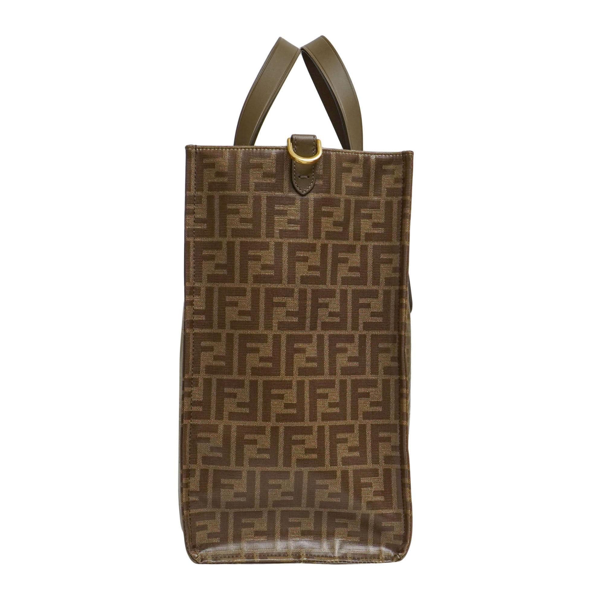 Fendi Fendi PVC Monogram Tote FEN51590B