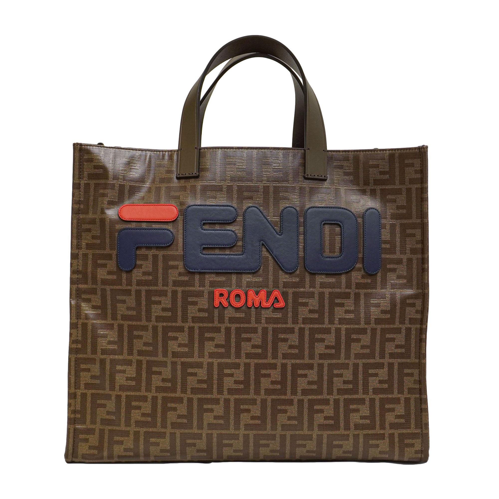 Fendi Fendi PVC Monogram Tote FEN51590B