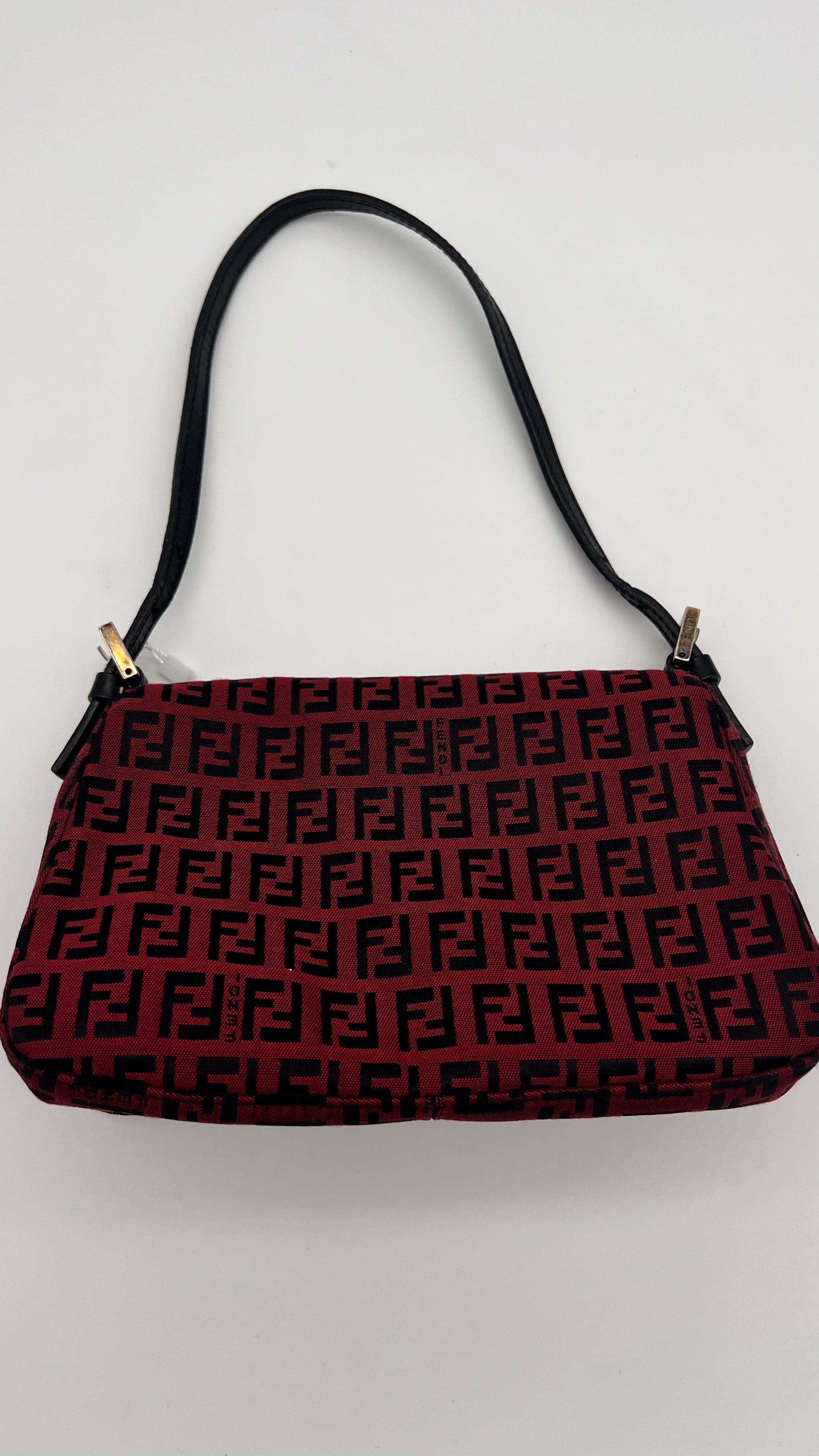 Fendi Fendi Red Mini Zucchino Mama Baguette  UKL1140