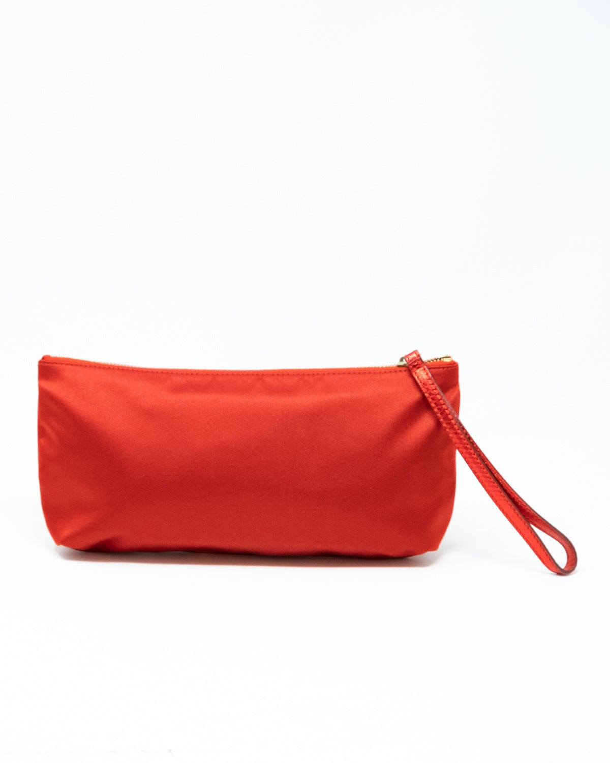 Fendi Fendi Red Satin Bow Clutch Bag - AGL1731