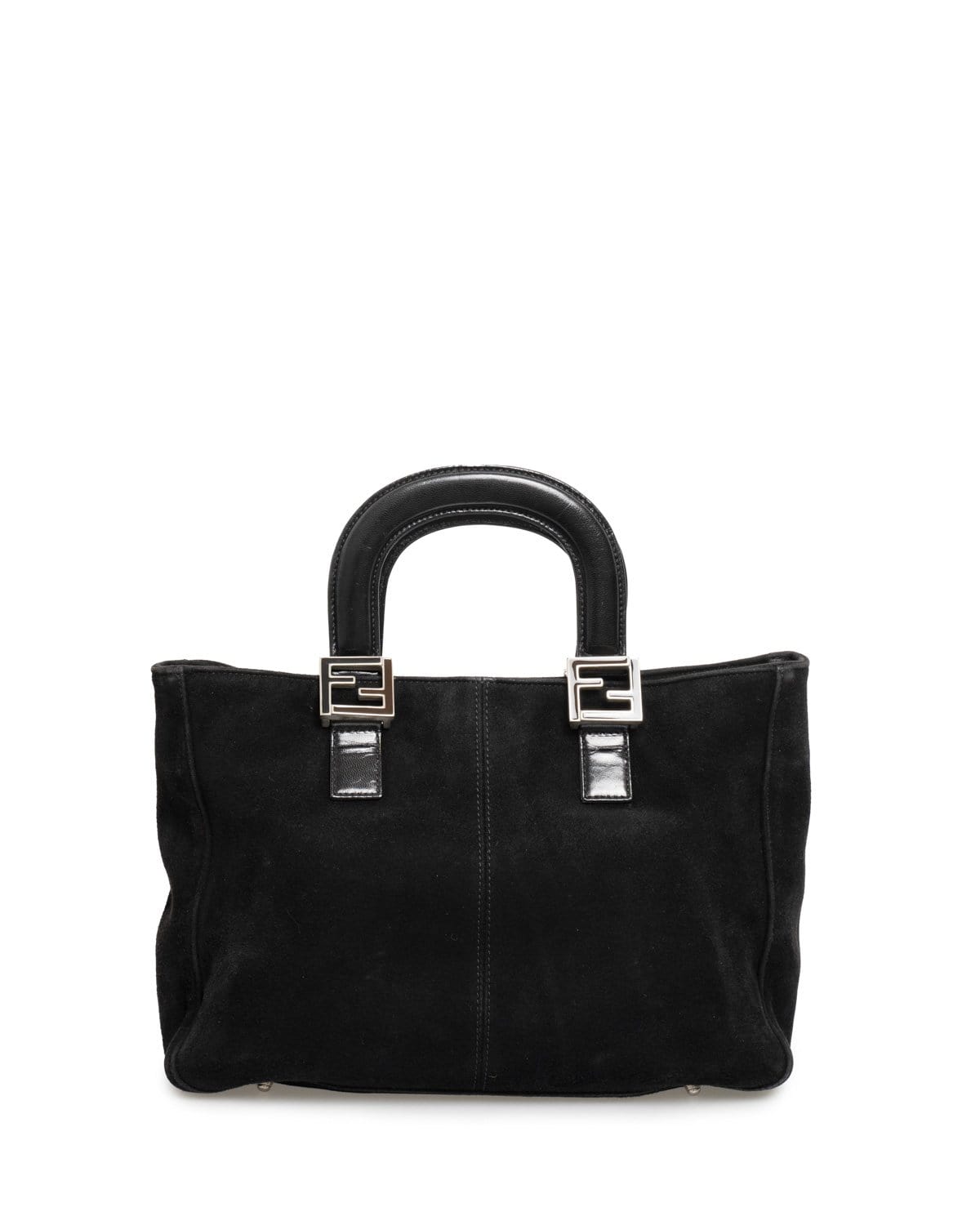 Fendi Fendi Small Black Suede Handbag - AWL1938